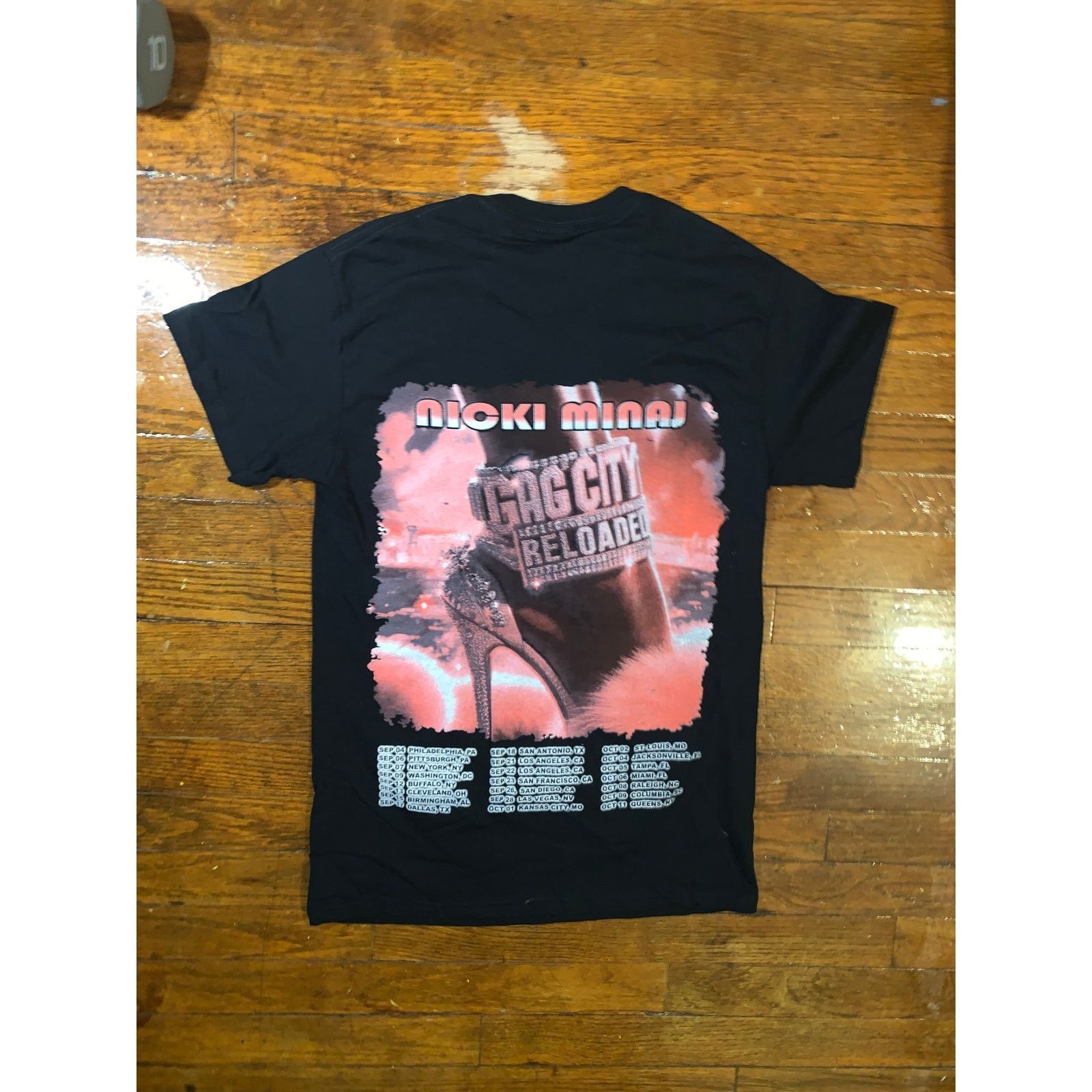 Rap Tees Nicki Minaj Pink Friday 2 Tour T Shirt Gag City 2024 Black S Size US S / EU 44-46 / 1 - 6 Thumbnail
