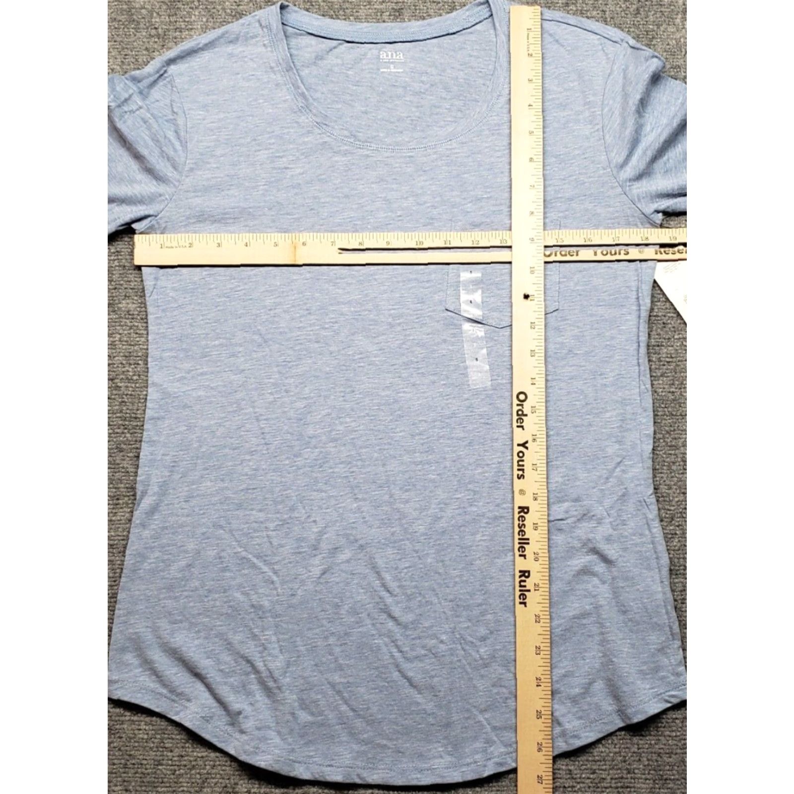 Vintage Ana Sweatshirt Womens S Colony Blue Round Neck Pocket Long Sleeve New Size S / US 4 / IT 40 - 4 Thumbnail
