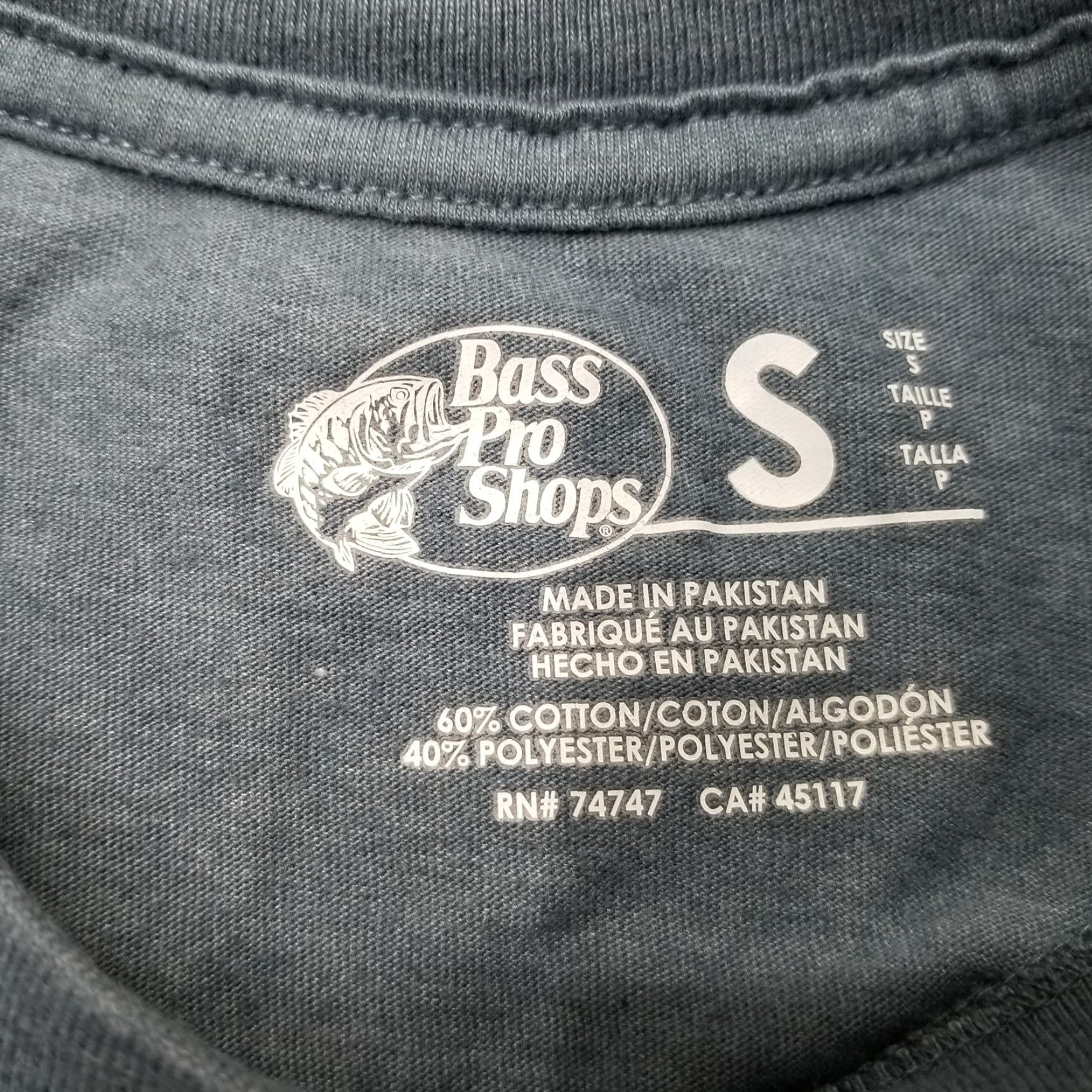 Bass Pro Shops Bass Pro Shops Shirt Mens Small Blue Patriotic Eagle American Tradition Tee Size US S / EU 44-46 / 1 - 4 Thumbnail