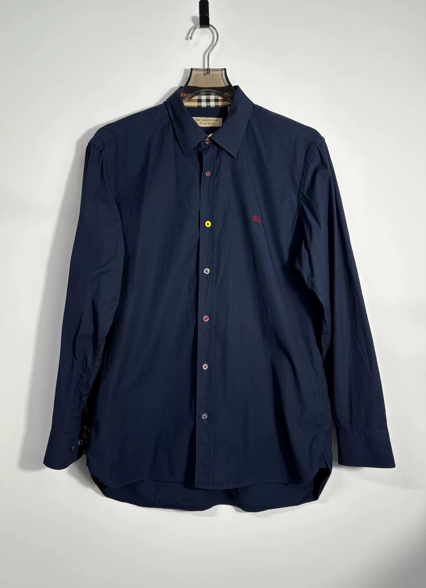 Burberry Burberry Embroidered Red Shirt l Men Size US L / EU 52-54 / 3 - 1 Thumbnail