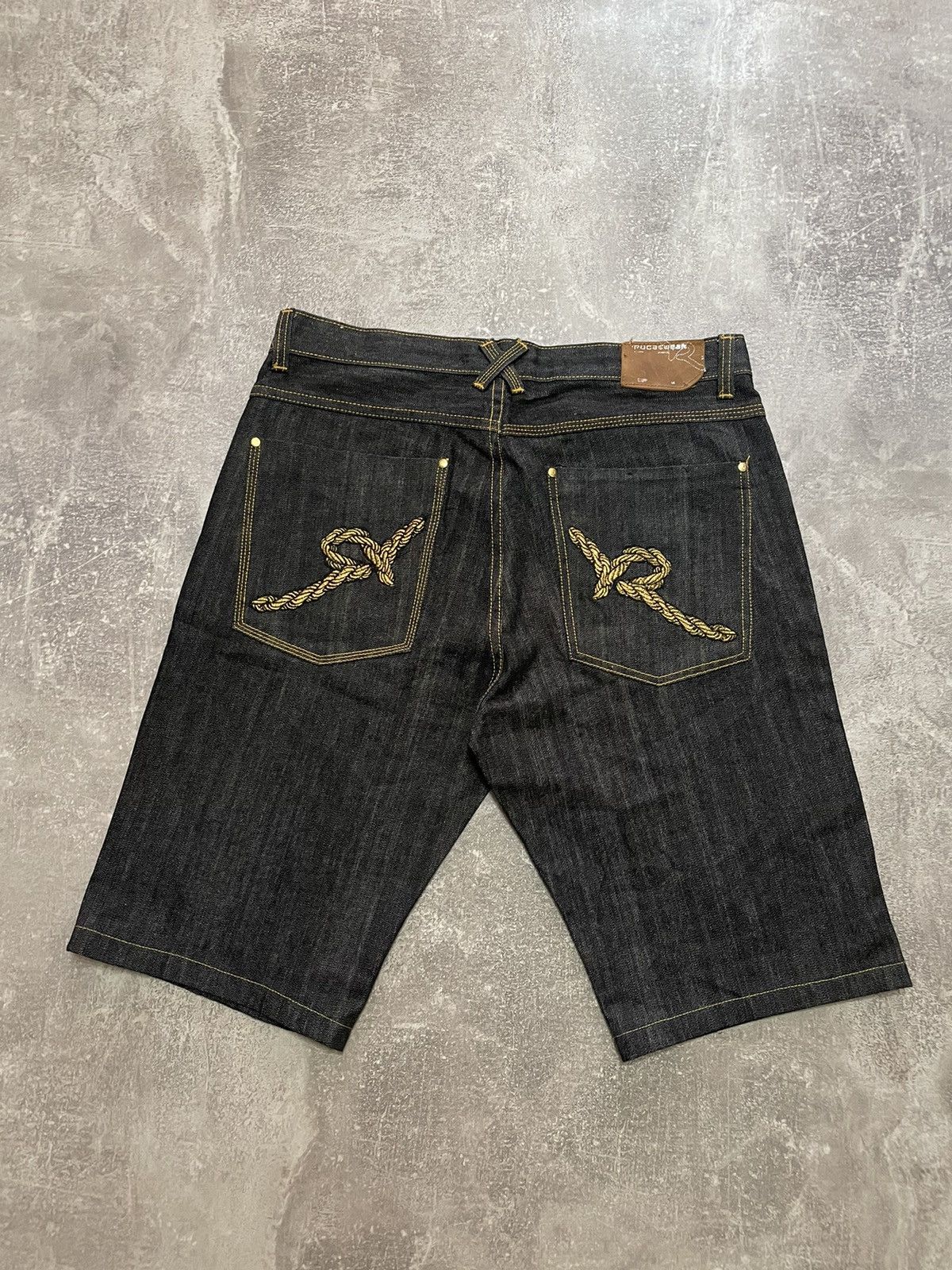 Rocawear × Vintage Vintage Rocawear Rap Jeans Shorts Size US 38 / EU 54 - 1 Thumbnail