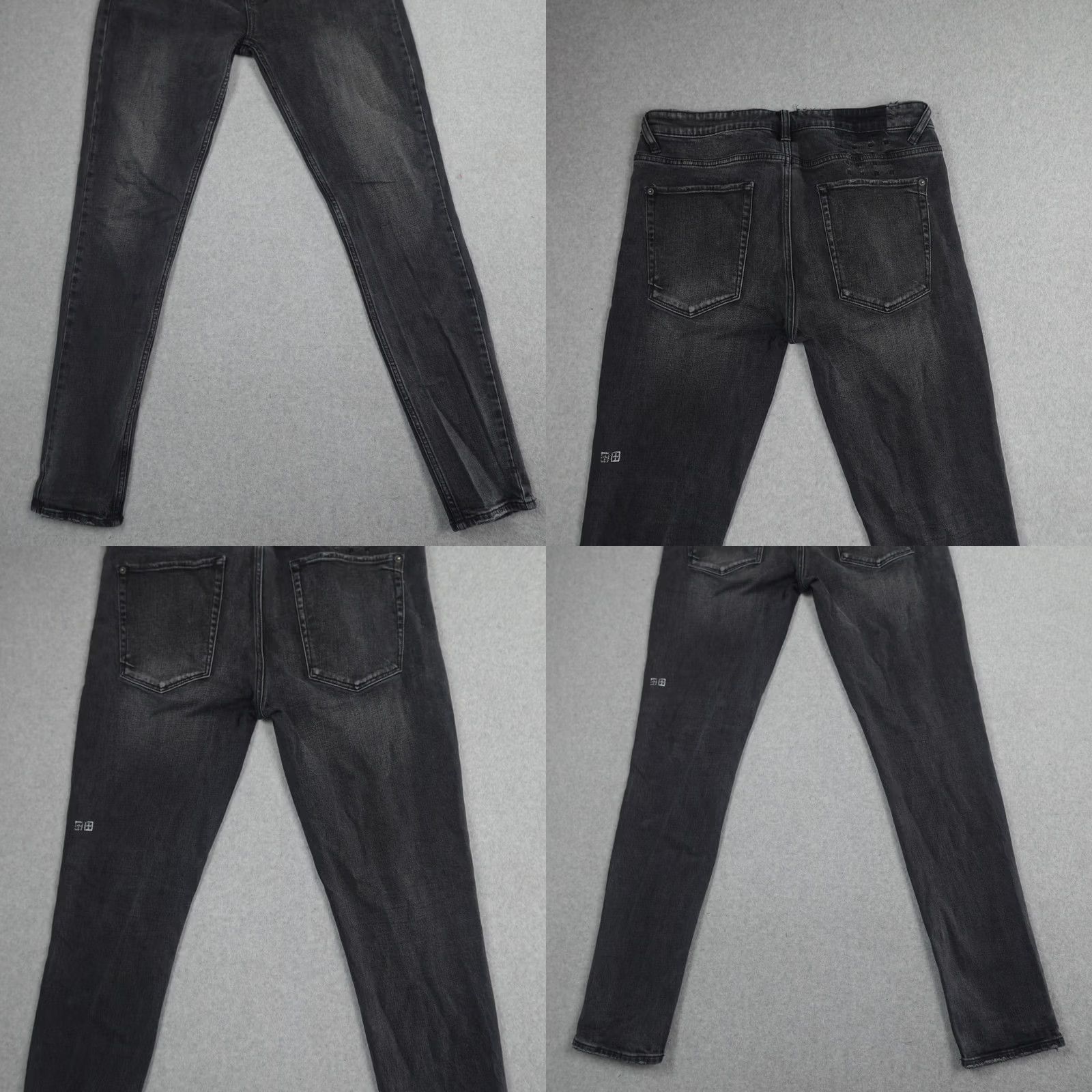 Ksubi ksubi Jeans Mens 36 (36X31) Black Distressed Skinny 5-Pocket Denim Vintage No Size US 36 / EU 52 - 9 Thumbnail