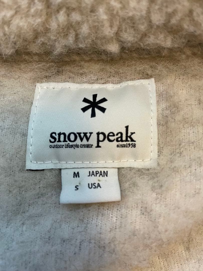 Snow Peak Wool High Neck Zip Up Fleece Jacket Size US S / EU 44-46 / 1 - 2 Thumbnail