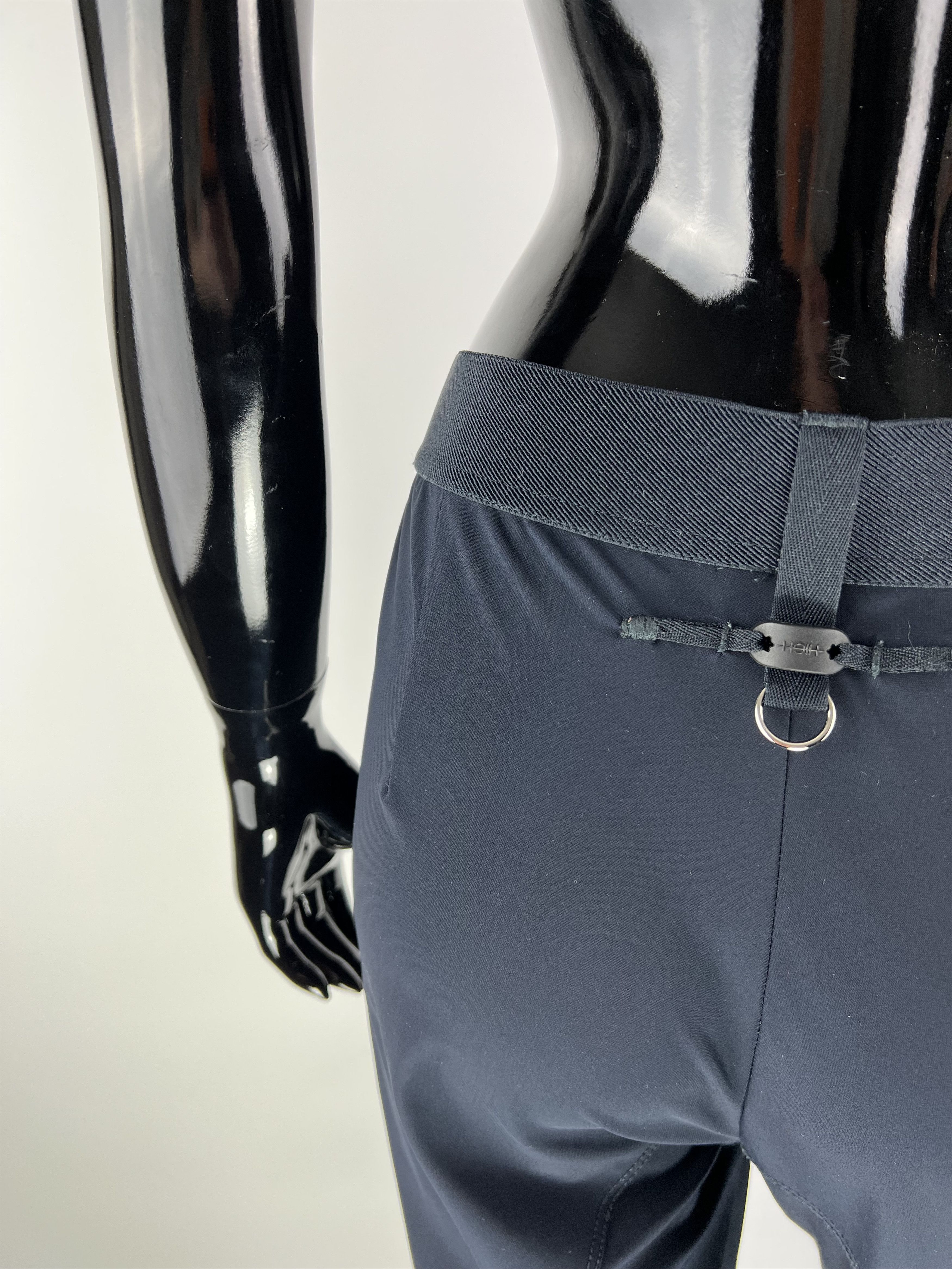 Designer High Women's Blue Pants Size 30" / US 8 / IT 44 - 4 Thumbnail