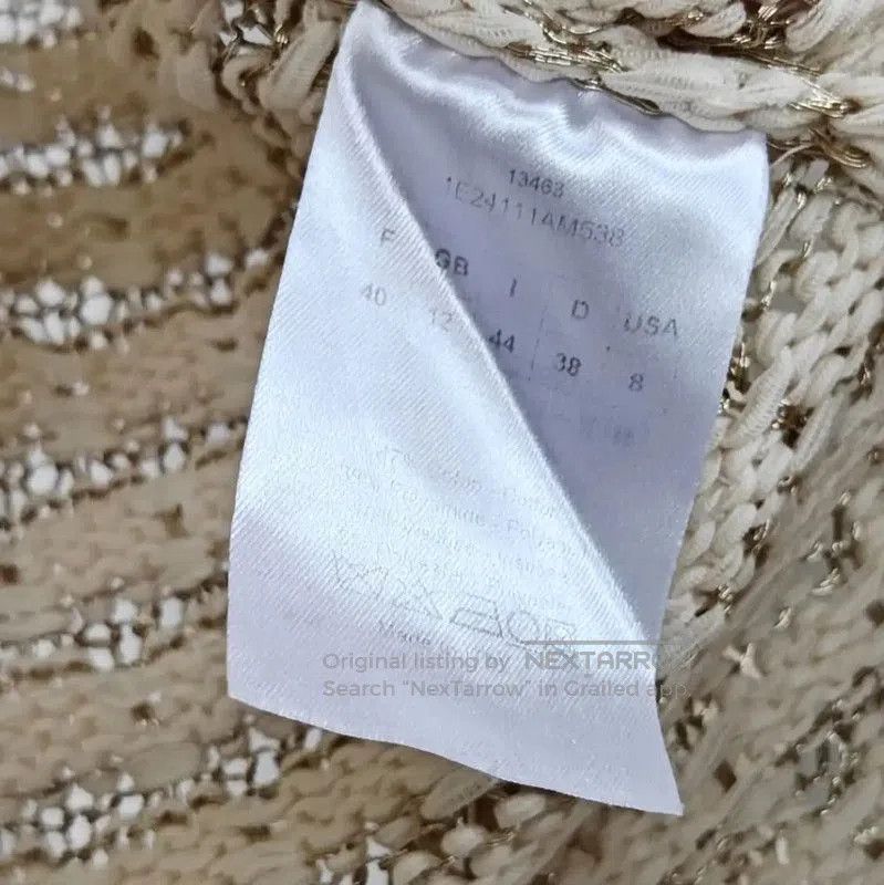 Dior Dior Gold Knit Long Sleeve Cardigan for Women . Size M / US 6-8 / IT 42-44 - 6 Thumbnail