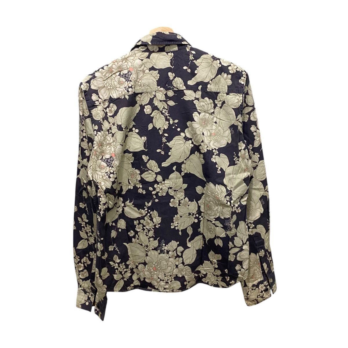 Tornado Mart Vintage Y2K Tornado Mart Japan Floral Pattern L/S Shirt Size US M / EU 48-50 / 2 - 2 Thumbnail