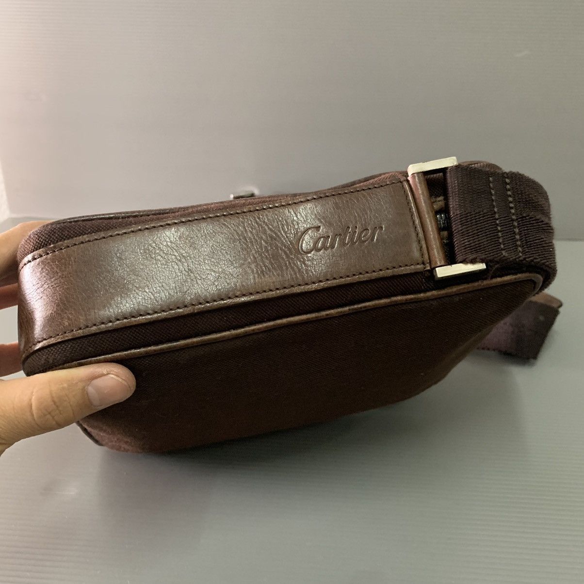 Cartier Cartier Paris Leather Slingbag Pre-Owned Size ONE SIZE - 9 Thumbnail