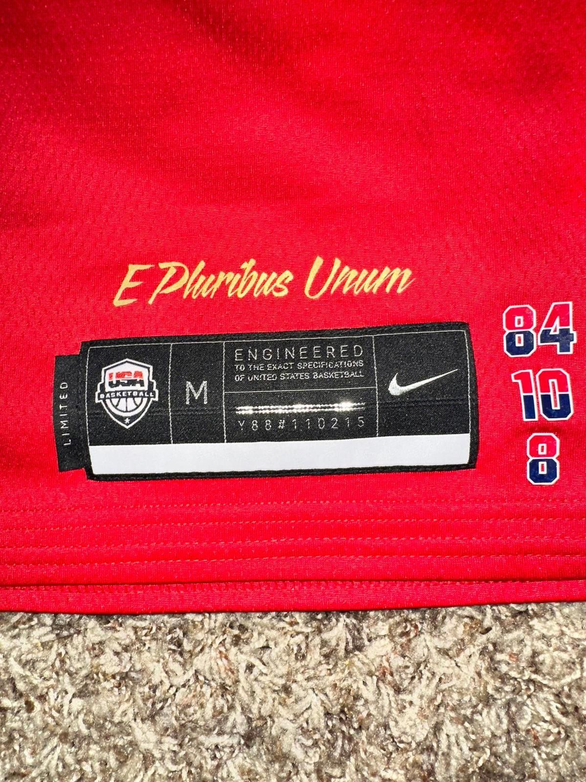 Nike Nike Team USA 2020 Authentic Vaporknit Basketball Red Jersey Sample Size US M / EU 48-50 / 2 - 2 Thumbnail