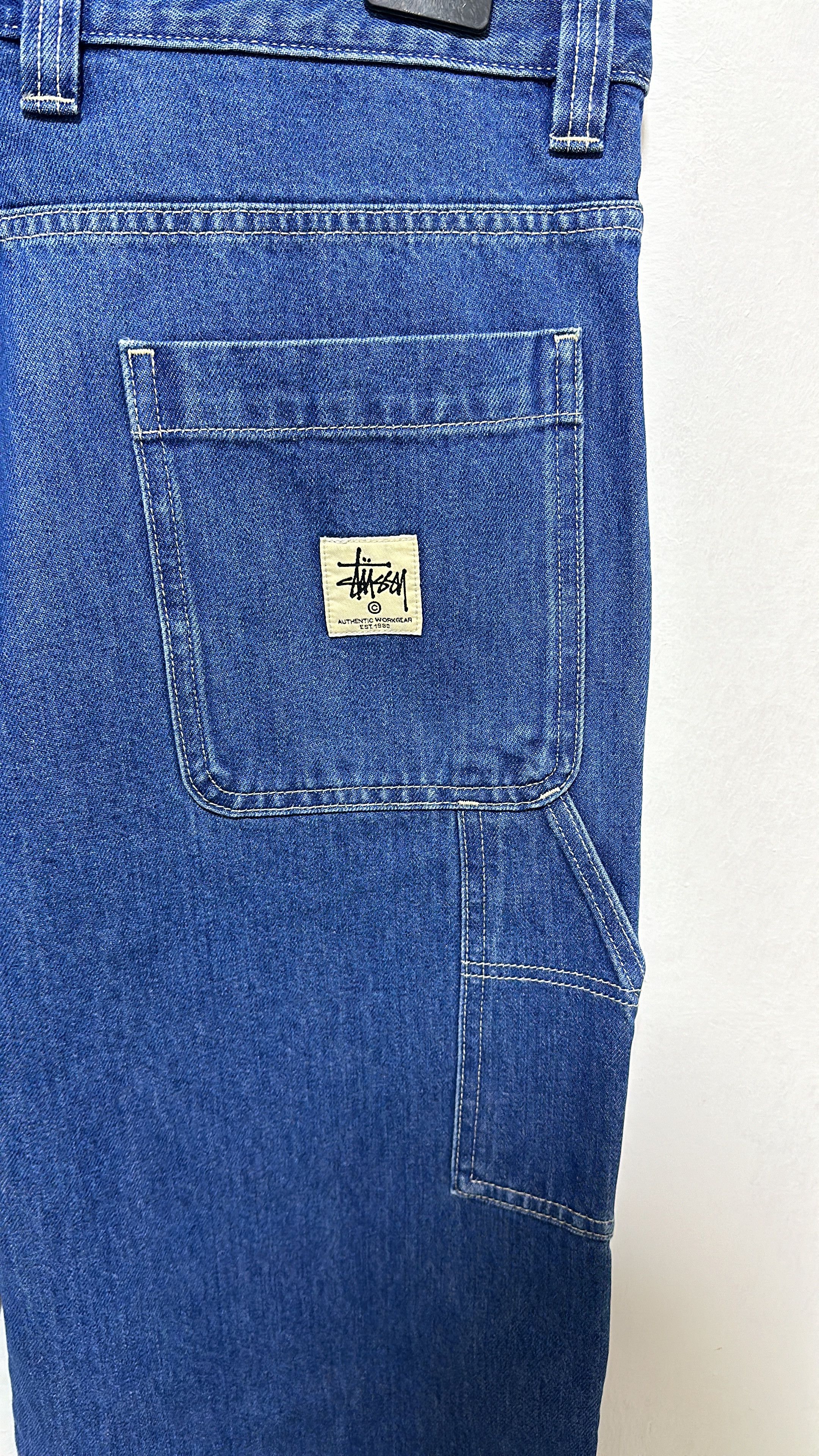 Stussy Stussy Double Knee Work Pant Blue Size 32 Size US 32 / EU 48 - 3 Thumbnail