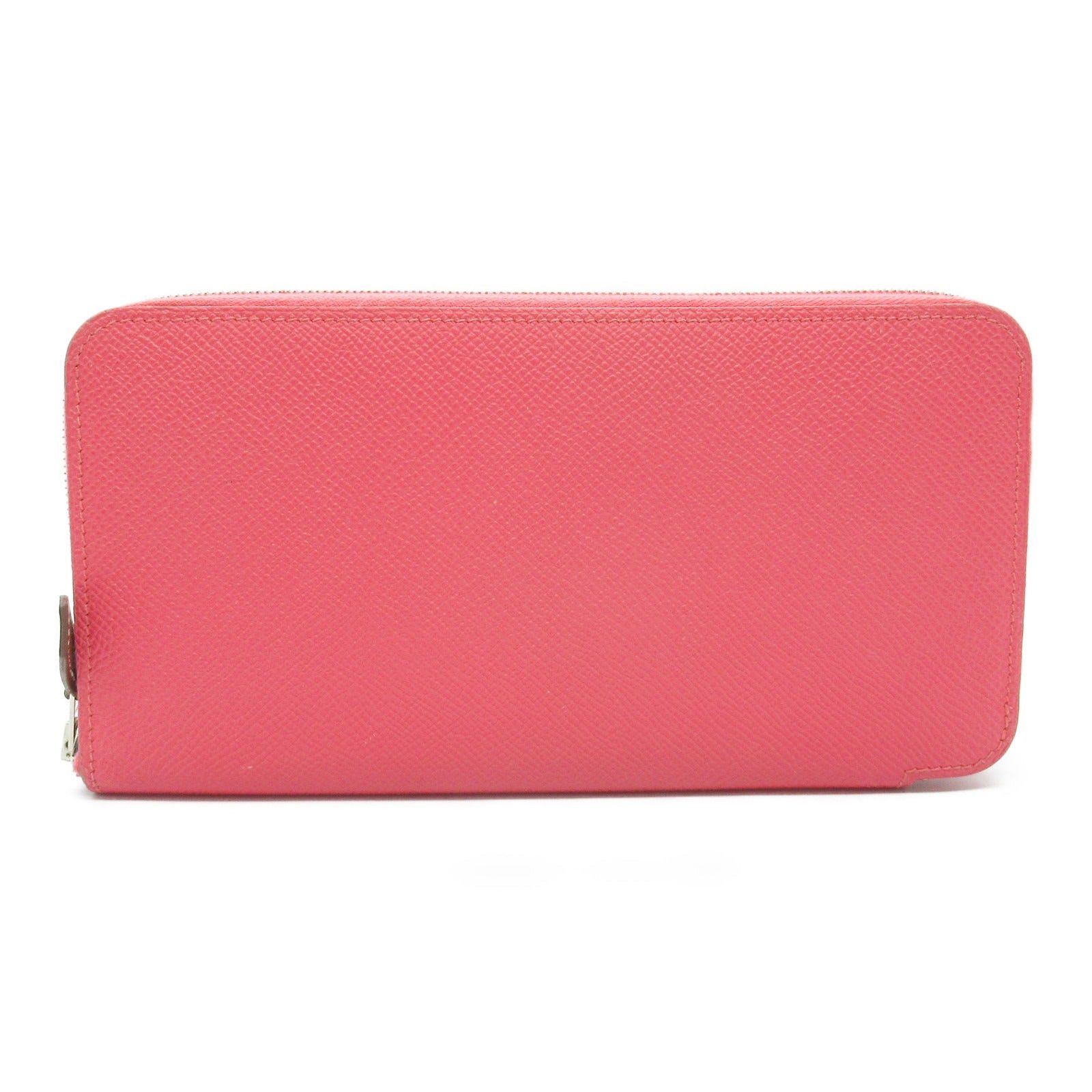 Hermes Hermes Azap Silk In Long Rose Azalea Round Zipper Wallet Leather Veau Epsom Pink Silver Hardware X Stamp Size ONE SIZE - 1 Thumbnail