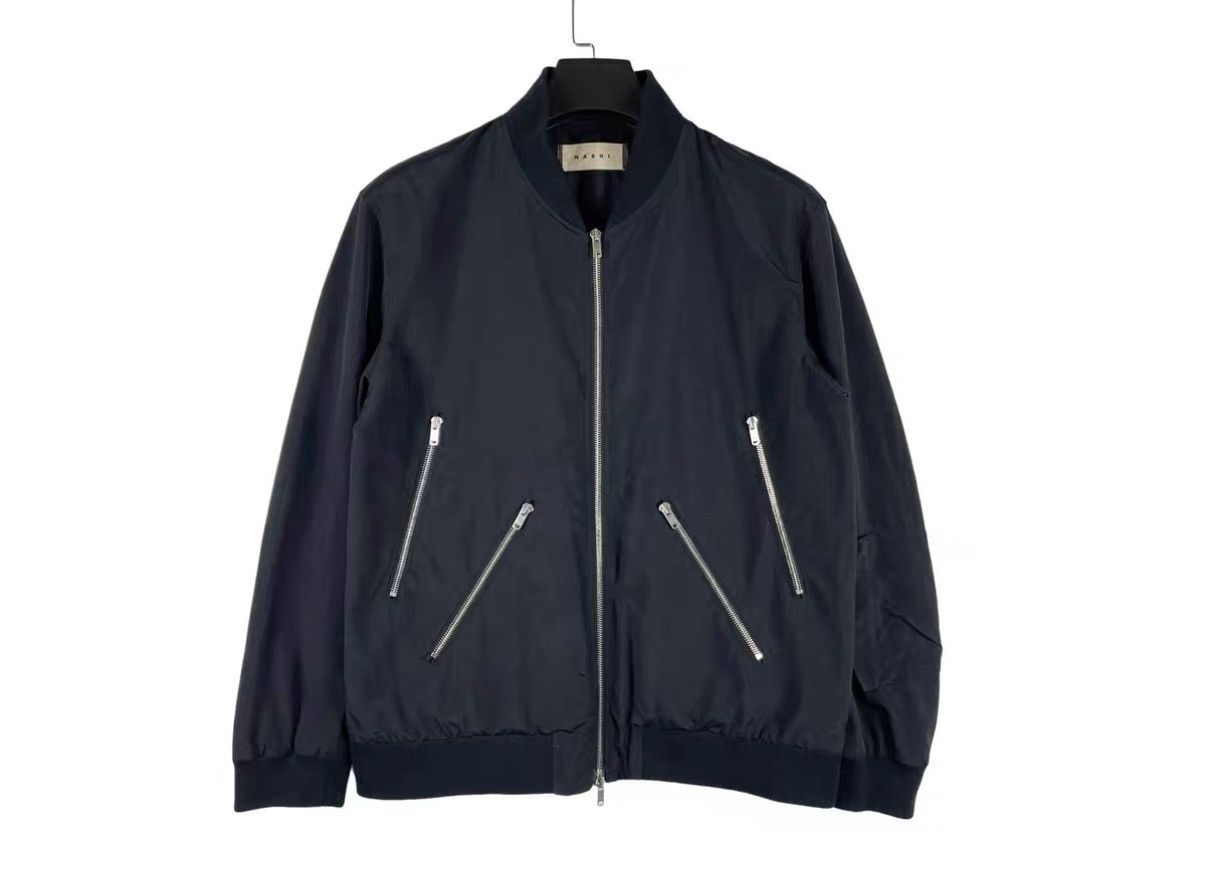 Marni Marni Bomber Jacket Four-Pocket Zip Bomber J31 Size US S / EU 44-46 / 1 - 1 Thumbnail
