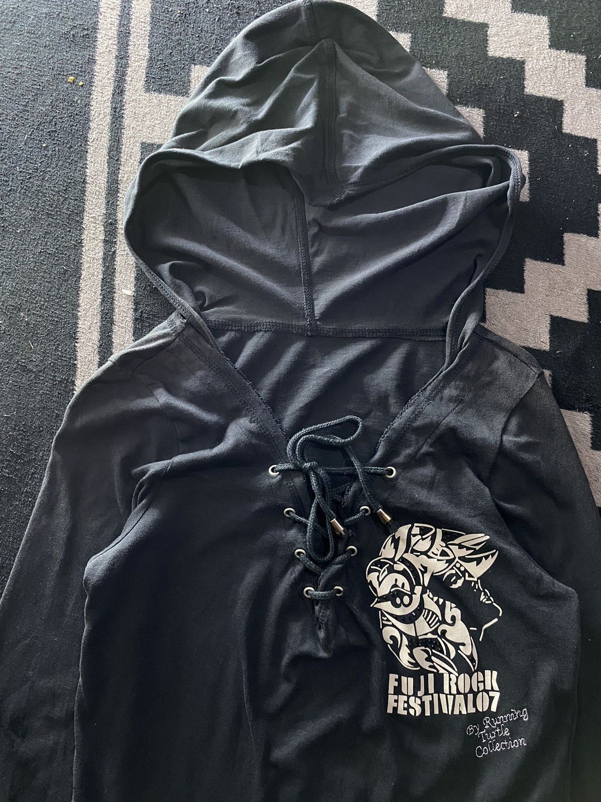 If Six Was Nine × Japanese Brand × Le Grande Bleu (L.G.B.) Japanese running turtle collection hoodie ifsix style Size US M / EU 48-50 / 2 - 3 Thumbnail