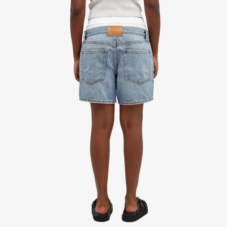 Alexander Wang o1s22i1n0225 Denim Short in Light Blue Size 25" / US 0 / IT 36 - 3 Thumbnail