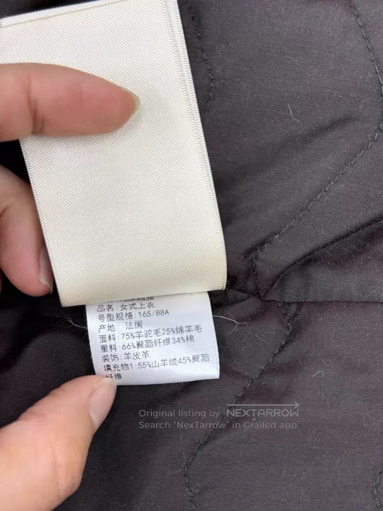 Hermes Hermes Alpaca and Sheep Wool Mixed with Leather Edge Hoode Size XS / US 0-2 / IT 36-38 - 7 Thumbnail