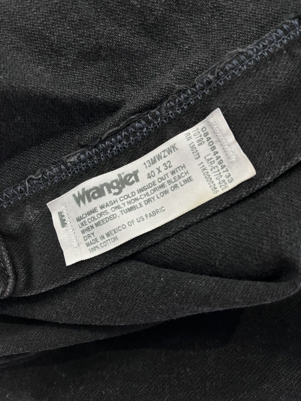 Wrangler Wrangler Black Vintage Jeans Streetwear Y2K Size US 38 / EU 54 - 5 Thumbnail