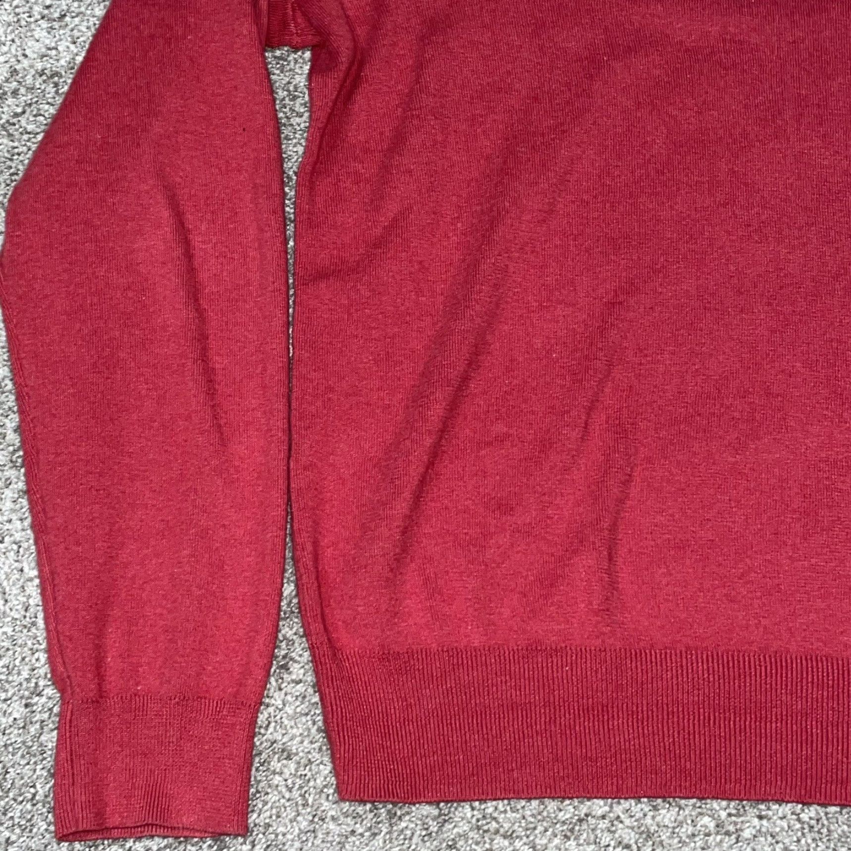 Polo Ralph Lauren Polo Ralph Lauren Sweater Mens Long Sleeve Red 100% Cotton L Pullover Size US L / EU 52-54 / 3 - 3 Thumbnail