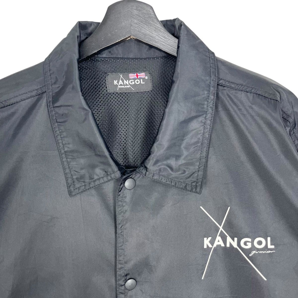 Kangol Kangol Mirror Print Logo Coach Jacket Size US XL / EU 56 / 4 - 3 Thumbnail