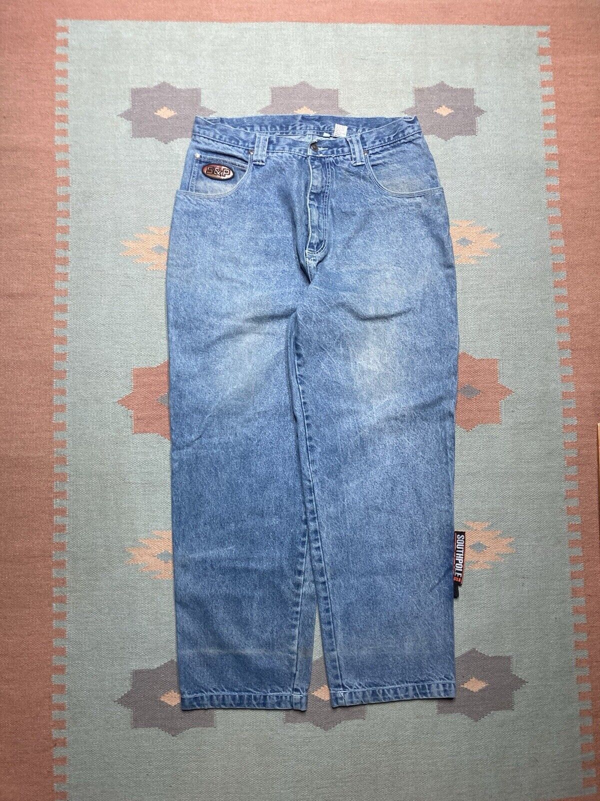 Southpole × Vintage VTG y2k baggy jeans southpole carpenter JNCO skater 35x32 Size US 35 - 5 Thumbnail