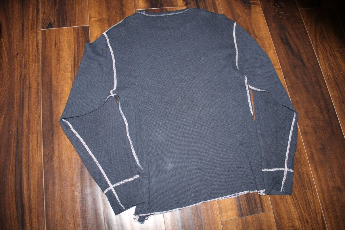 Polo Ralph Lauren Navy Blue vintage polo thermal Size US L / EU 52-54 / 3 - 3 Thumbnail