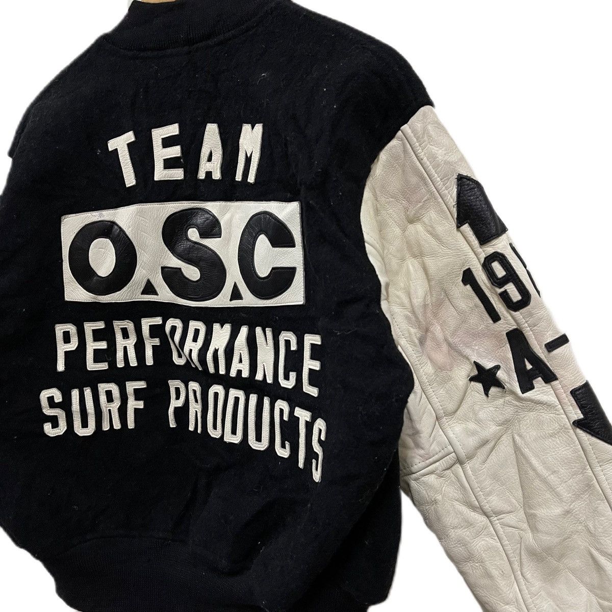 Japanese Brand Vintage 80s Team OSC by Herox Chuo Sportwear Varsity Jacket Size US M / EU 48-50 / 2 - 8 Thumbnail