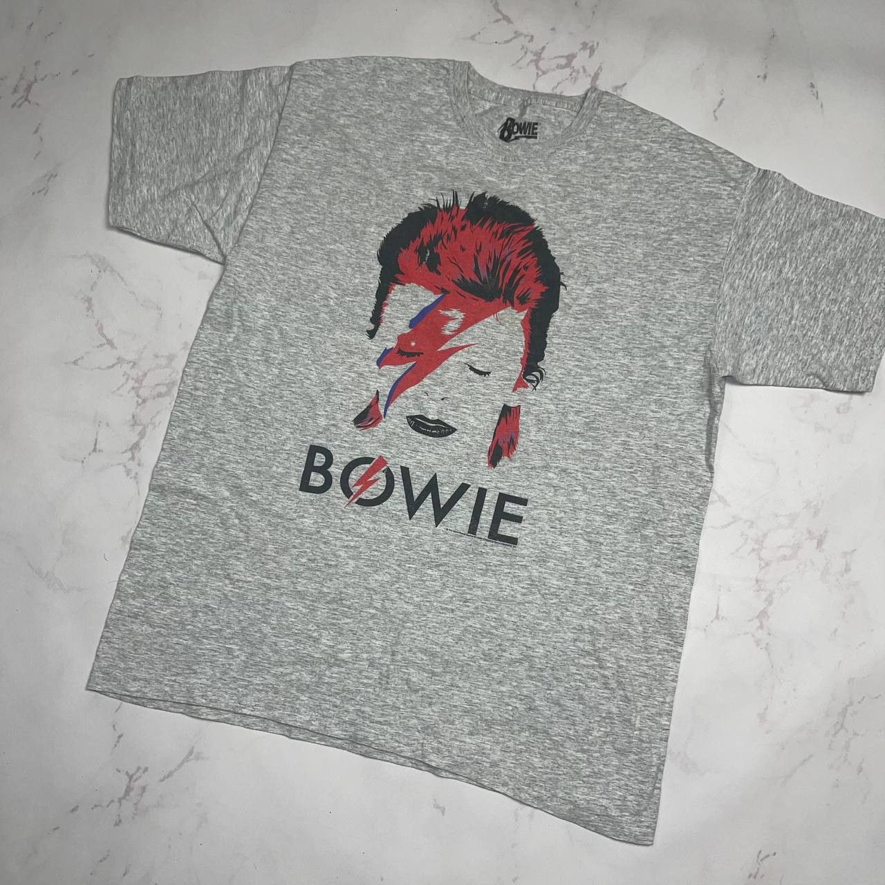 Vintage David Bowie T-shirt rock and roll glam lightning size xl Size US XL / EU 56 / 4 - 2 Thumbnail