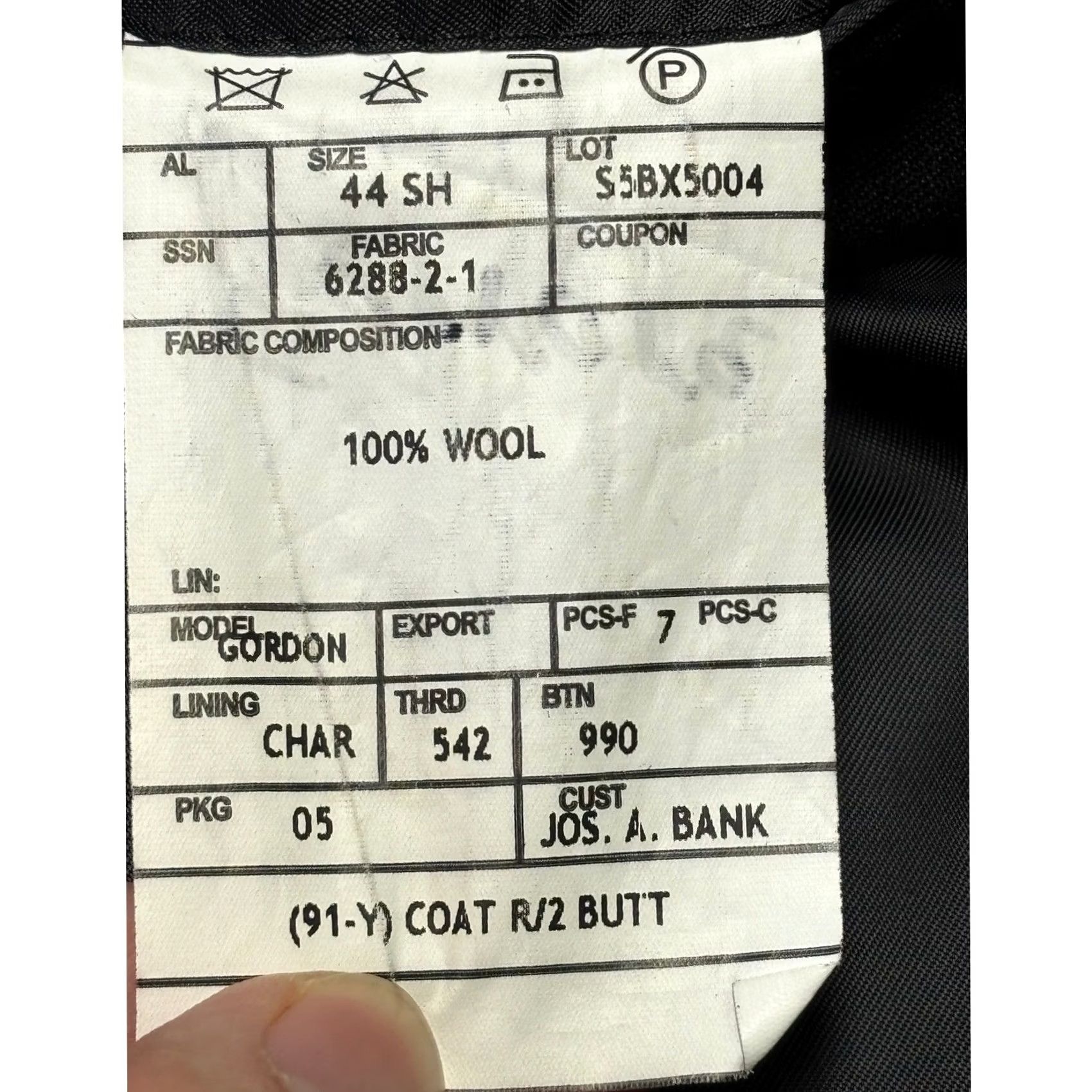 Jos. A. Bank VINTAGE? No. Size 44R - 6 Thumbnail