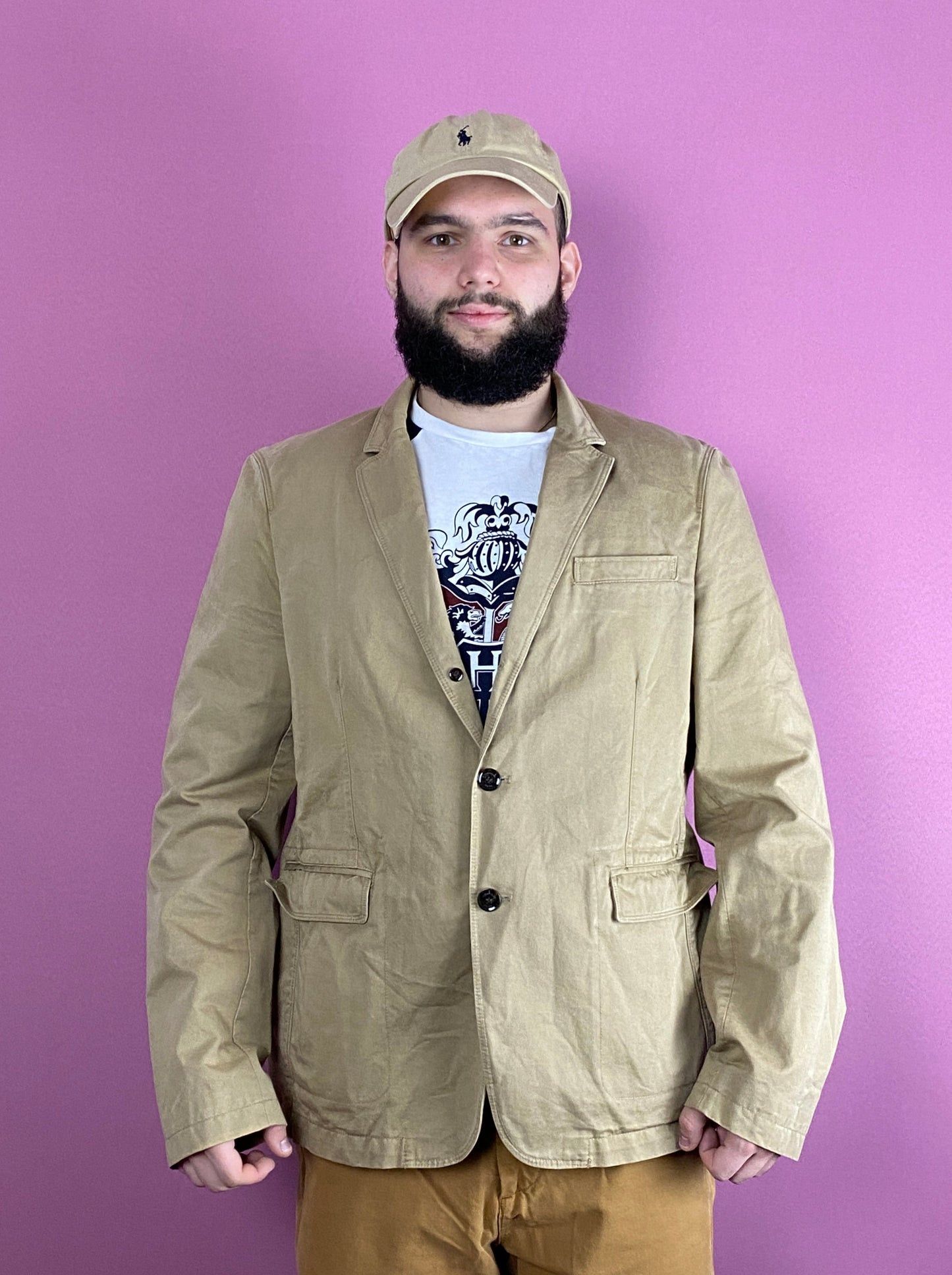 Burberry × Vintage Burberry Brit Vintage Men's Blazer Jacket - XXL Size US XXL / EU 58 / 5 - 2 Thumbnail