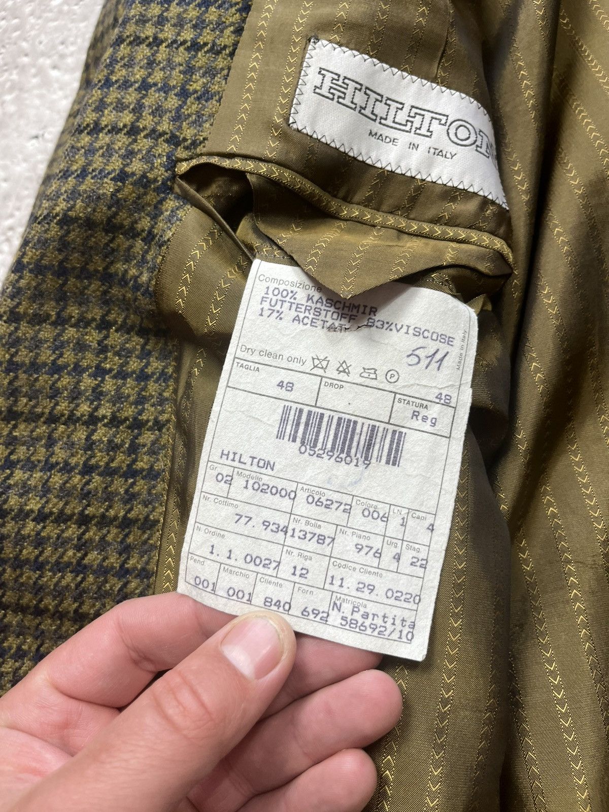 Loro Piana Hilton Loro Piana Blazer 100% Cashmere Italy Check 48 Size US M / EU 48-50 / 2 - 8 Thumbnail