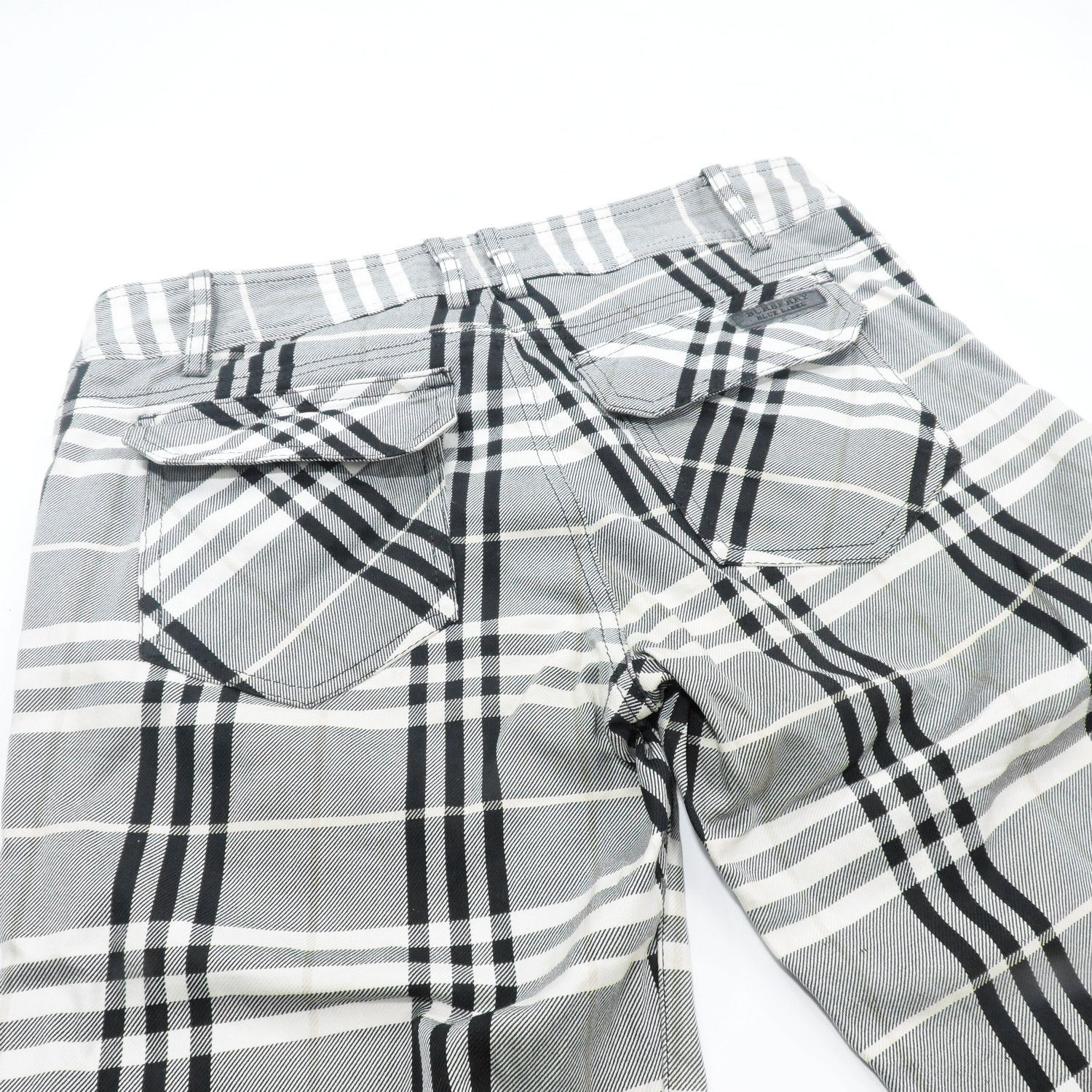 Burberry BURBERRY BLUE LABEL NOVA CHECK GREY BLACK LONG PANTS Size 25" / US 0 / IT 36 - 15 Thumbnail
