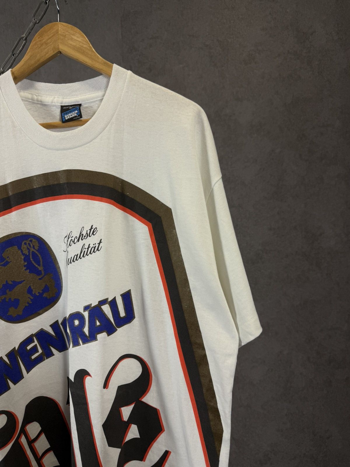 Vintage Lowenbrau Pils beer vintage single stitch tee Size US XL / EU 56 / 4 - 2 Thumbnail