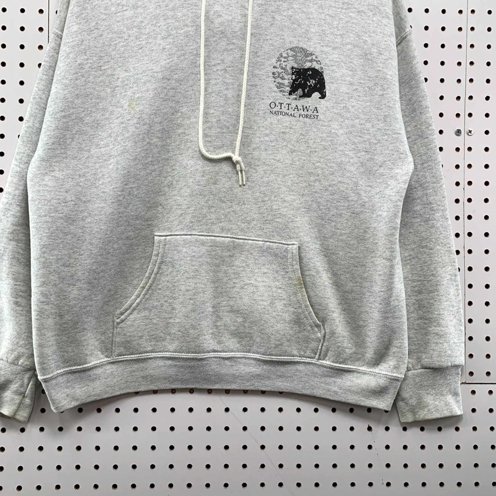Vintage VINTAGE National Ottawa National Park Hoodie Sweatshirt Men Large Gray Bear Outdoor Size US L / EU 52-54 / 3 - 6 Thumbnail