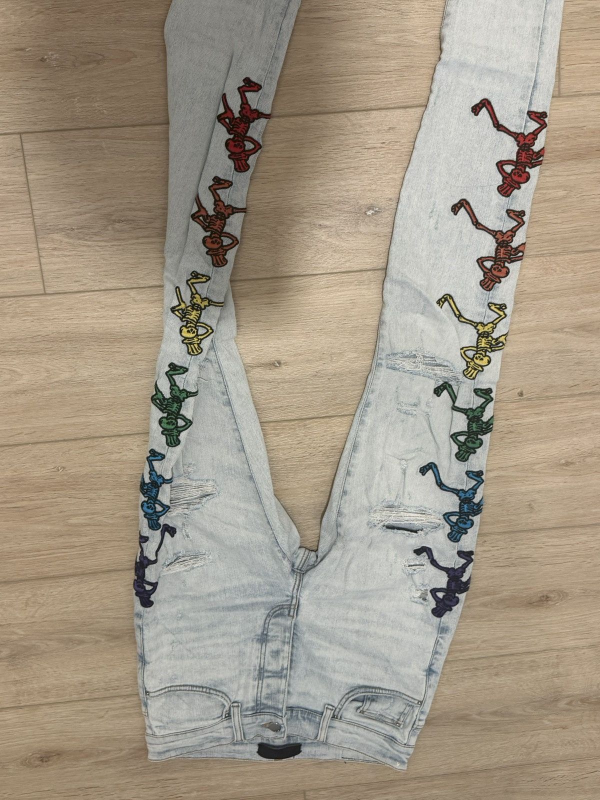 Amiri × Grateful Dead Amiri X Grateful Dead Jeans Size US 30 / EU 46 - 2 Thumbnail