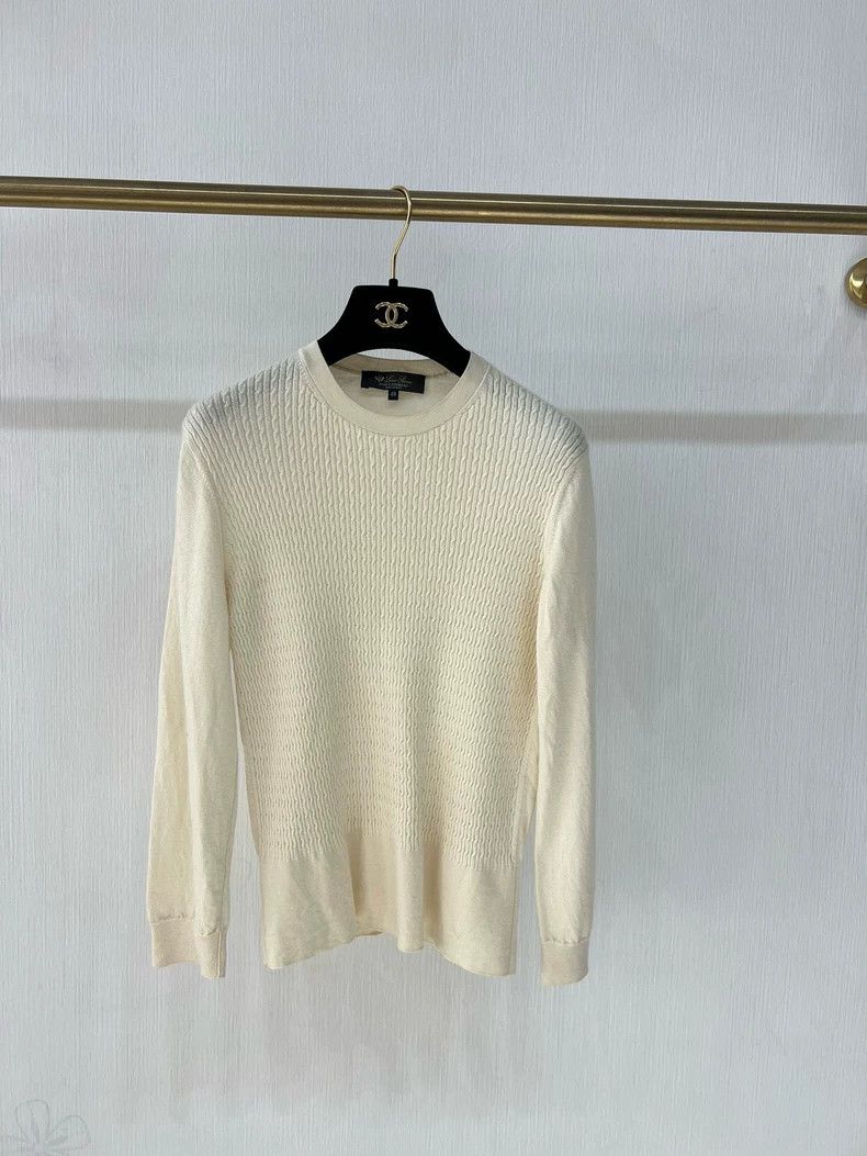 Loro Piana LORO PIANA Small cashmere jacquard shirt Size S / US 4 / IT 40 - 1 Thumbnail