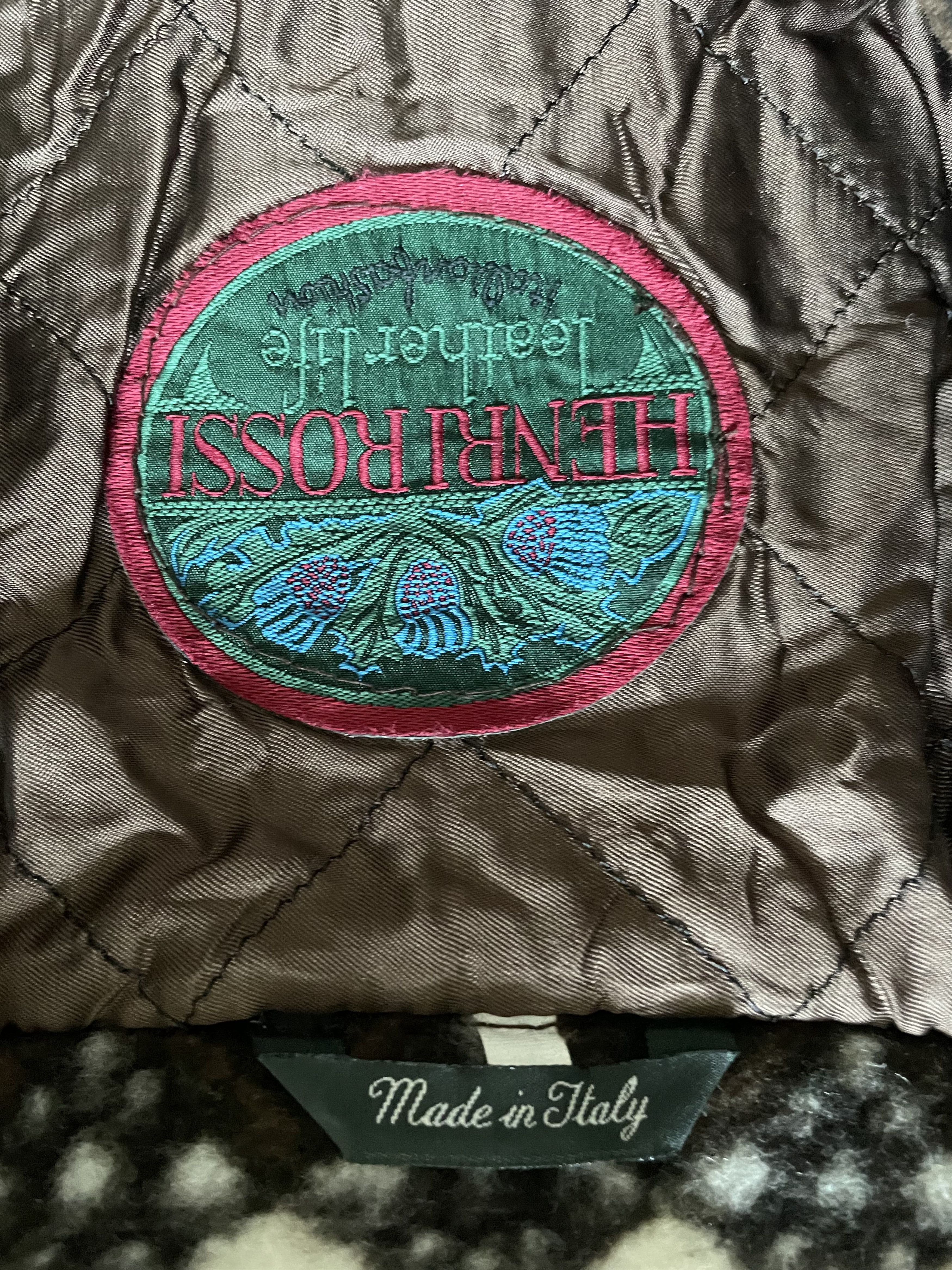 Vintage Henri Rossi Aztec Pattern Fleece Duffle Coat Hooded Jacket Size US XL / EU 56 / 4 - 2 Thumbnail