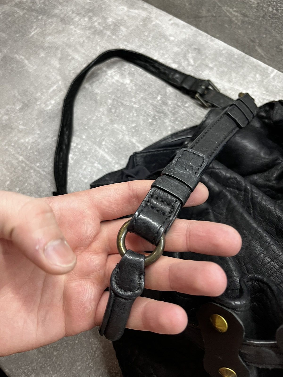 Alexander Wang × Japanese Brand × Leather alexander wang leather avant gard bag Size ONE SIZE - 10 Thumbnail