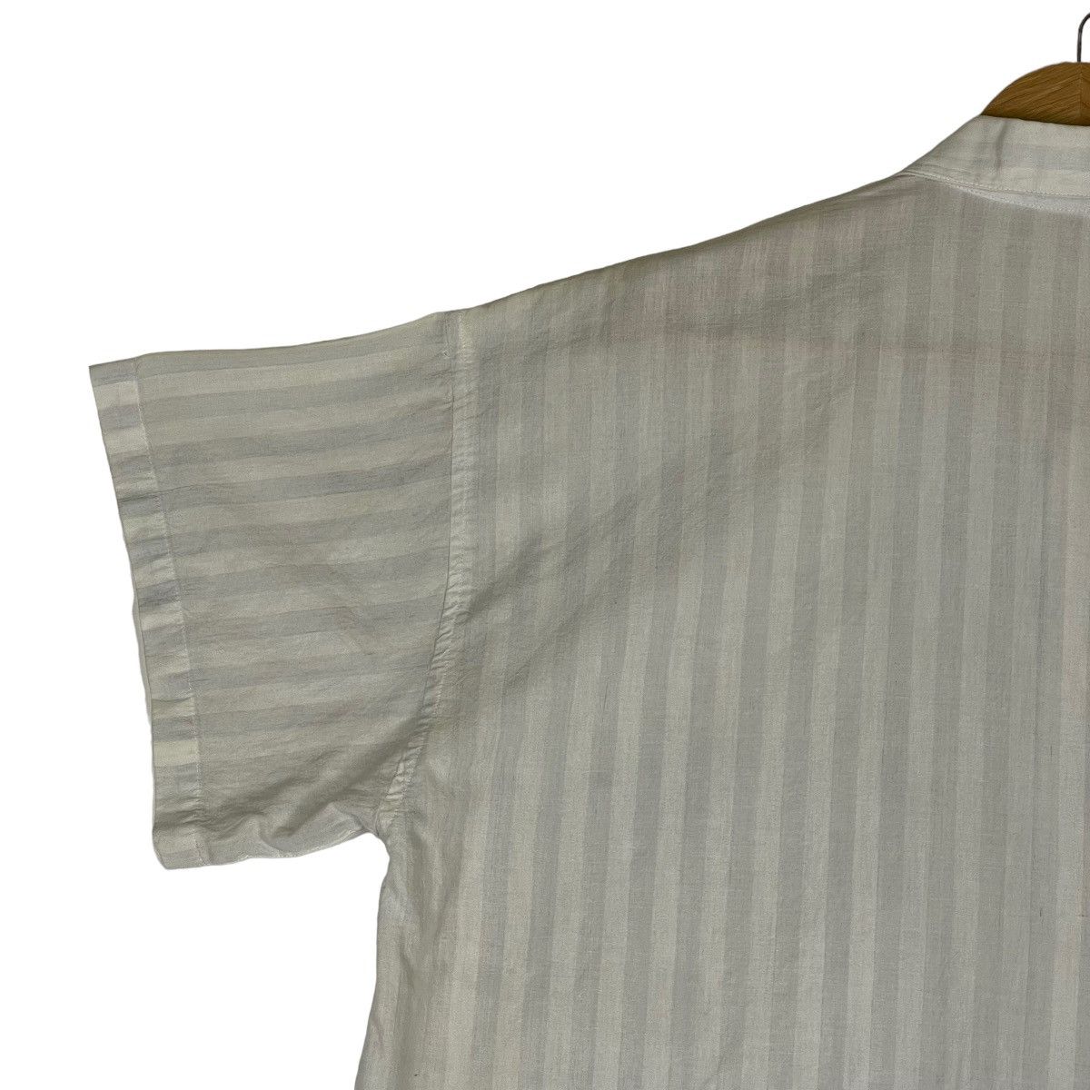 Issey Miyake VTG90 IS Issey Miyake Stripes Button Up Shirt Size US L / EU 52-54 / 3 - 13 Thumbnail