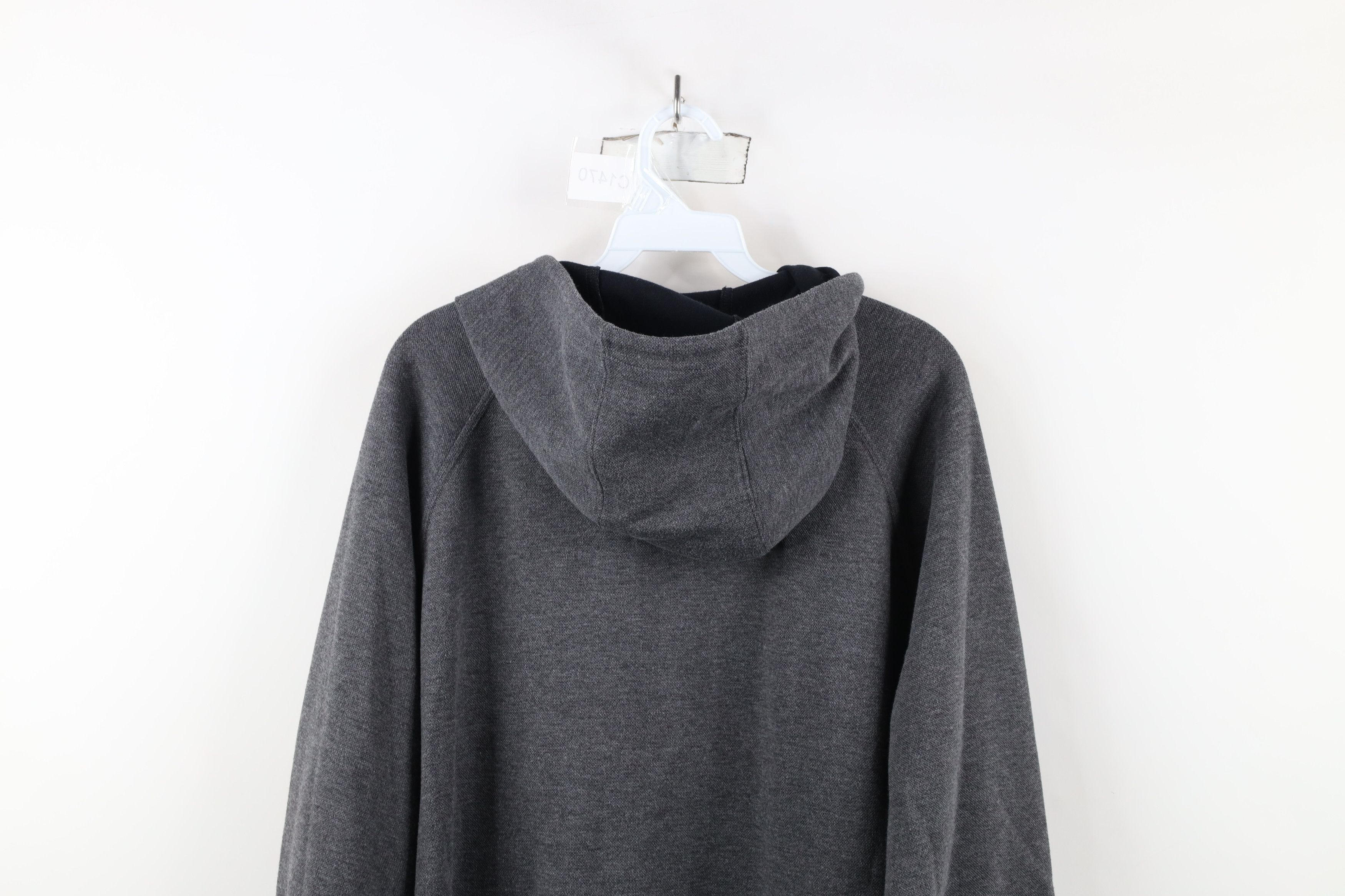 Duluth Trading Company × Vintage Duluth Trading Co Knit Henley Hoodie Sweatshirt Gray Size US XL / EU 56 / 4 - 14 Thumbnail