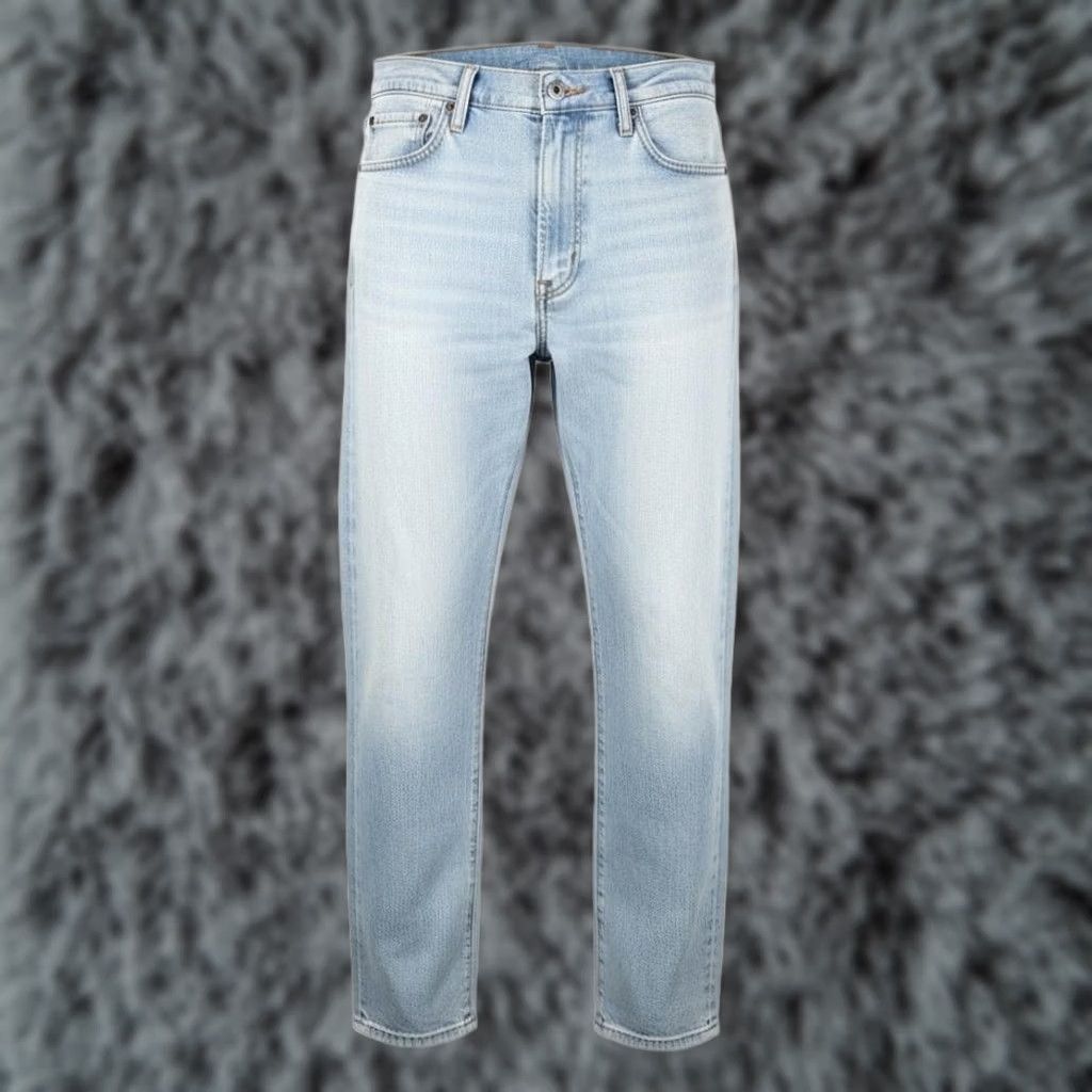 Levi's Levi's Jeans S40154 Mens 34x34 Blue Light Wash Straight Stretch Denim Zip Fly Size US 34 / EU 50 - 1 Thumbnail