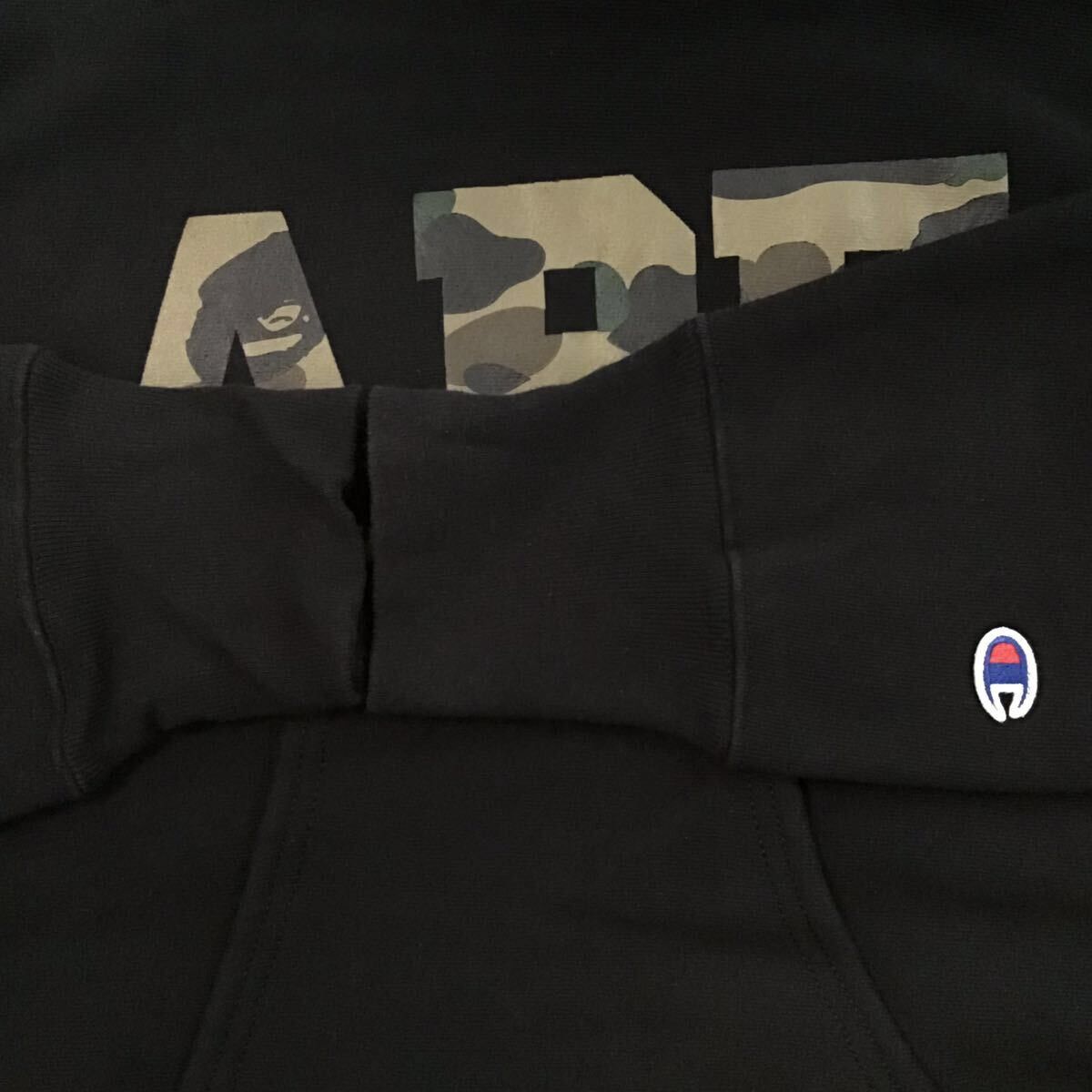 Bape × Champion CHAMPION × BAPE camo Reverse Weave pullover hoodie APE Size US M / EU 48-50 / 2 - 6 Thumbnail