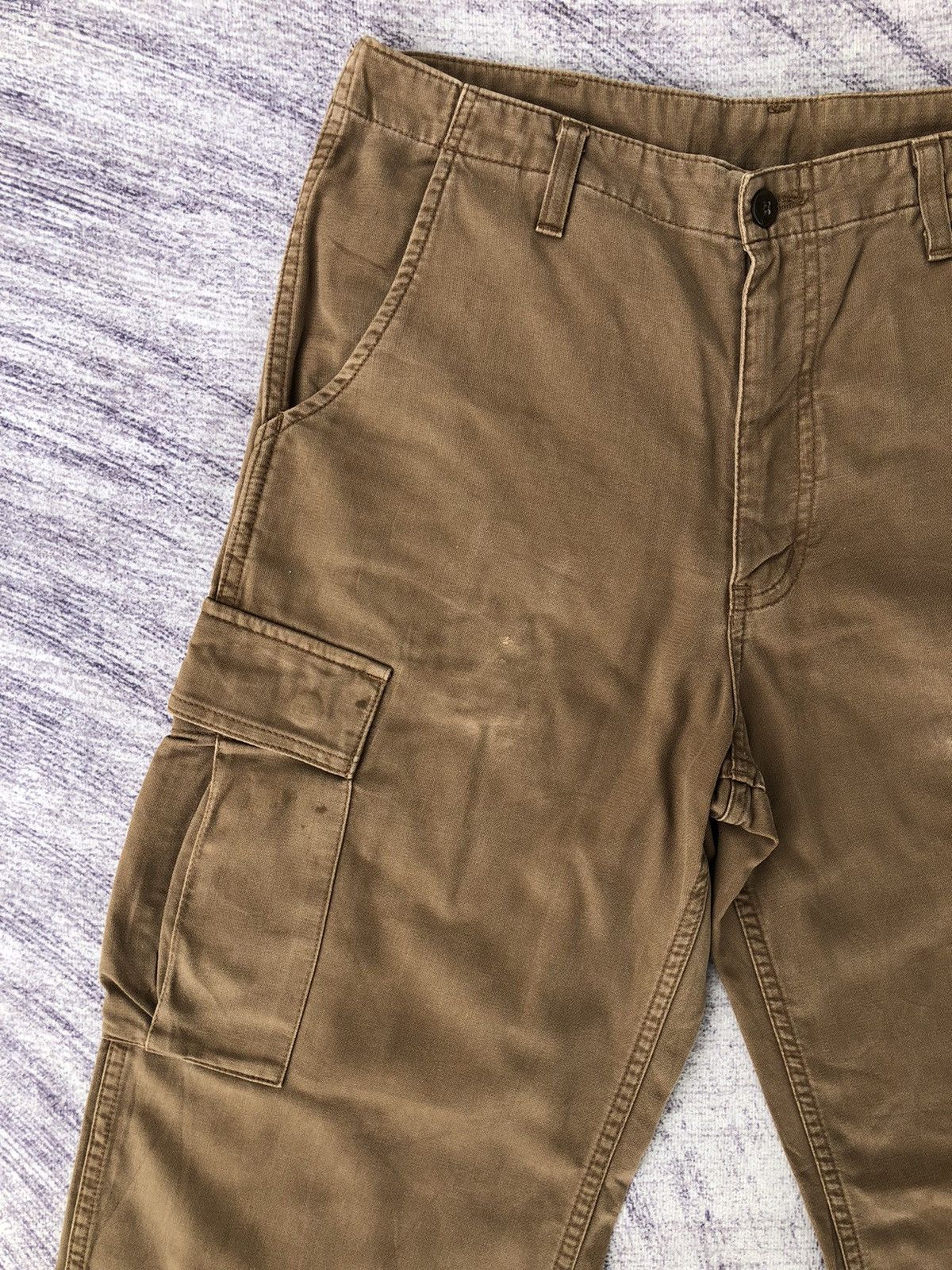 Carhartt Carharrt Khakis Cargo Pant Straight Cut Multipocket Size US 31 - 7 Thumbnail