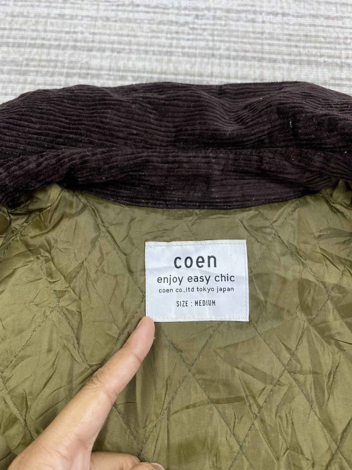 Japanese Brand × Vintage Vintage COEN Affordable Utility Army Green Fullzip Jacket Size US M / EU 48-50 / 2 - 10 Thumbnail