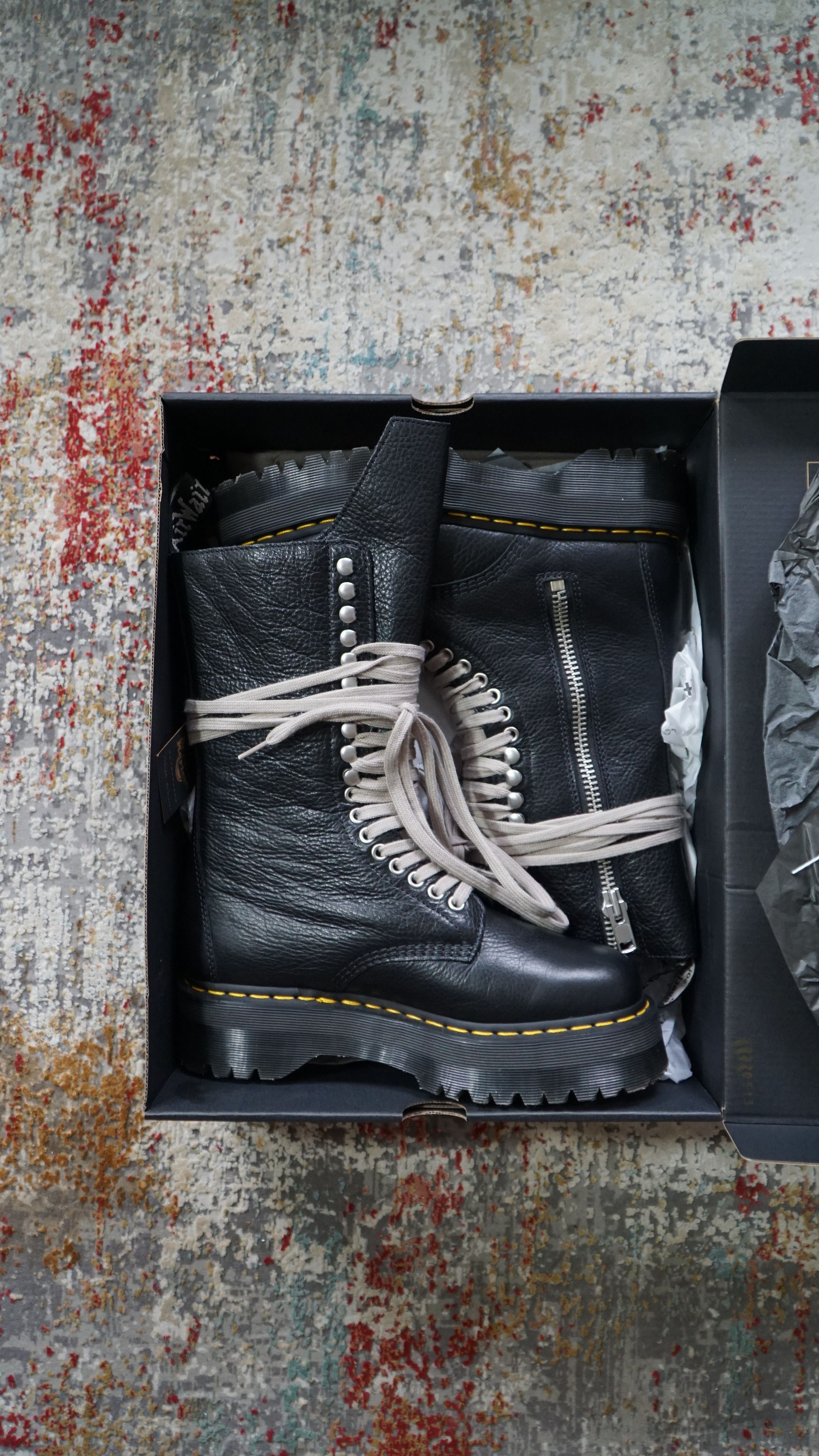 Dr. Martens × Rick Owens Rick Owens x Dr. Martens 1918 boots Size US 9 / EU 42 - 4 Thumbnail