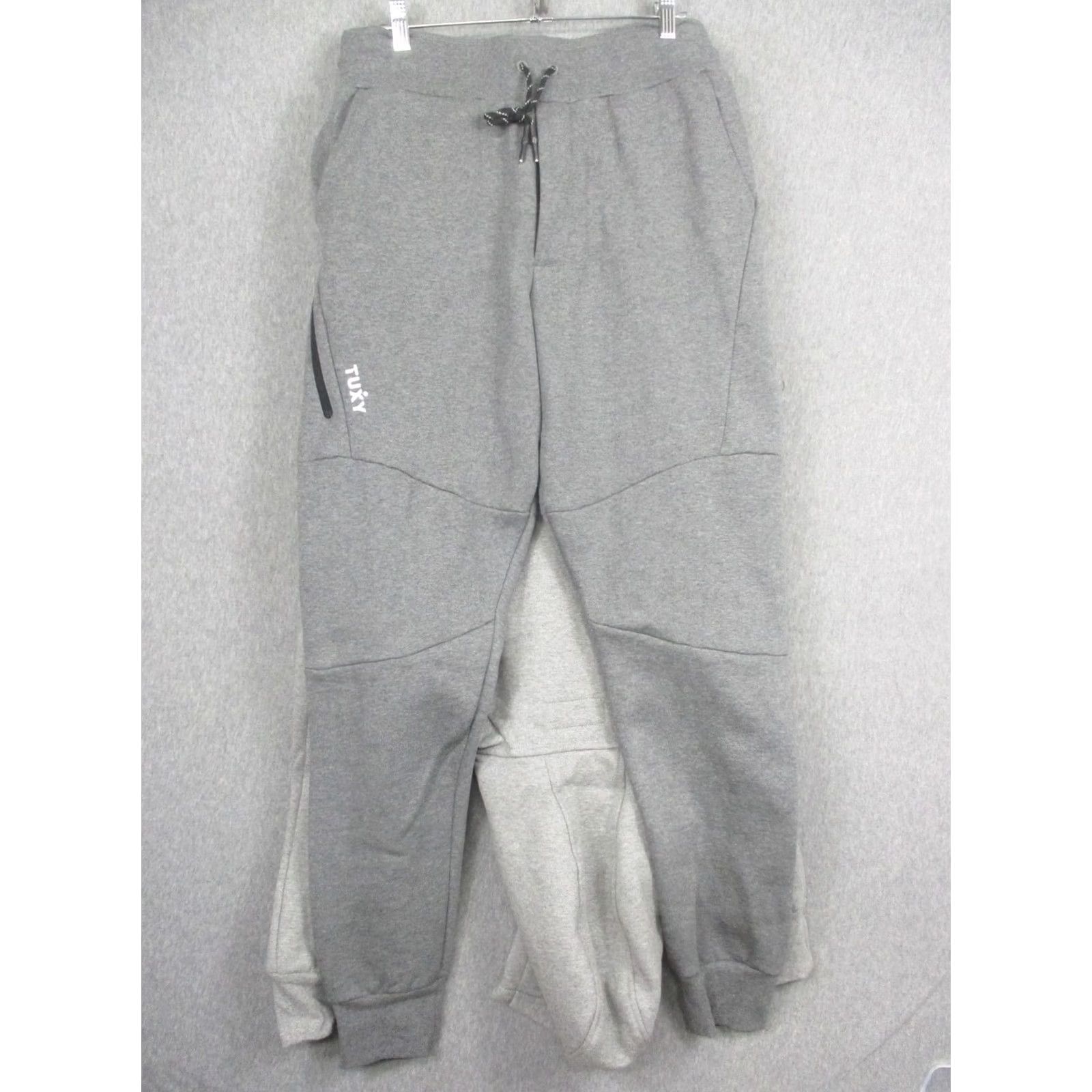 Vintage TUXY Sweatsuit Tracksuit Set Hoodie Joggers Fleece Pockets Gray Mens Medium Size US M / EU 48-50 / 2 - 6 Thumbnail