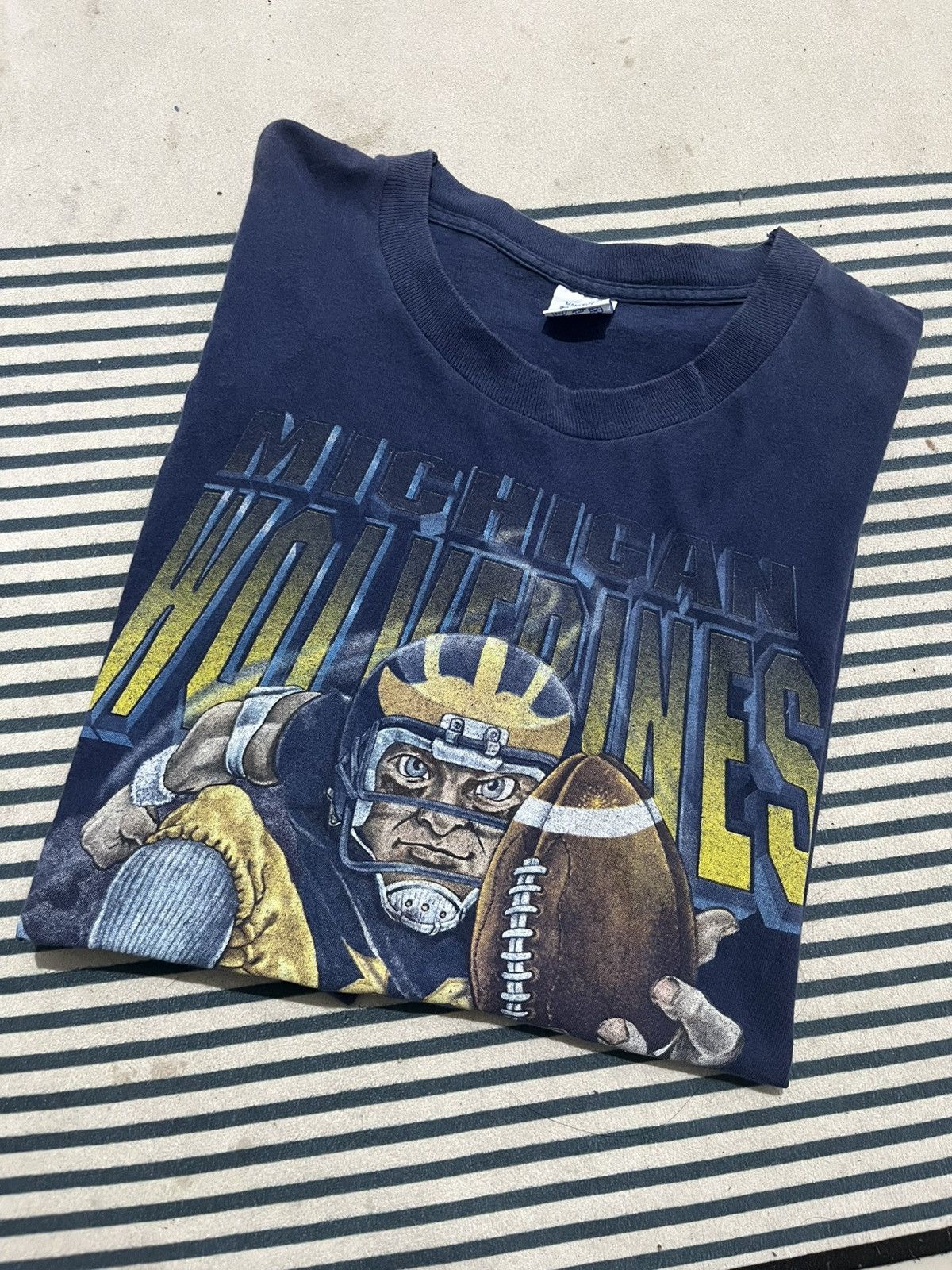 Vintage Vtg Michigan Wolverines Size US XL / EU 56 / 4 - 1 Thumbnail