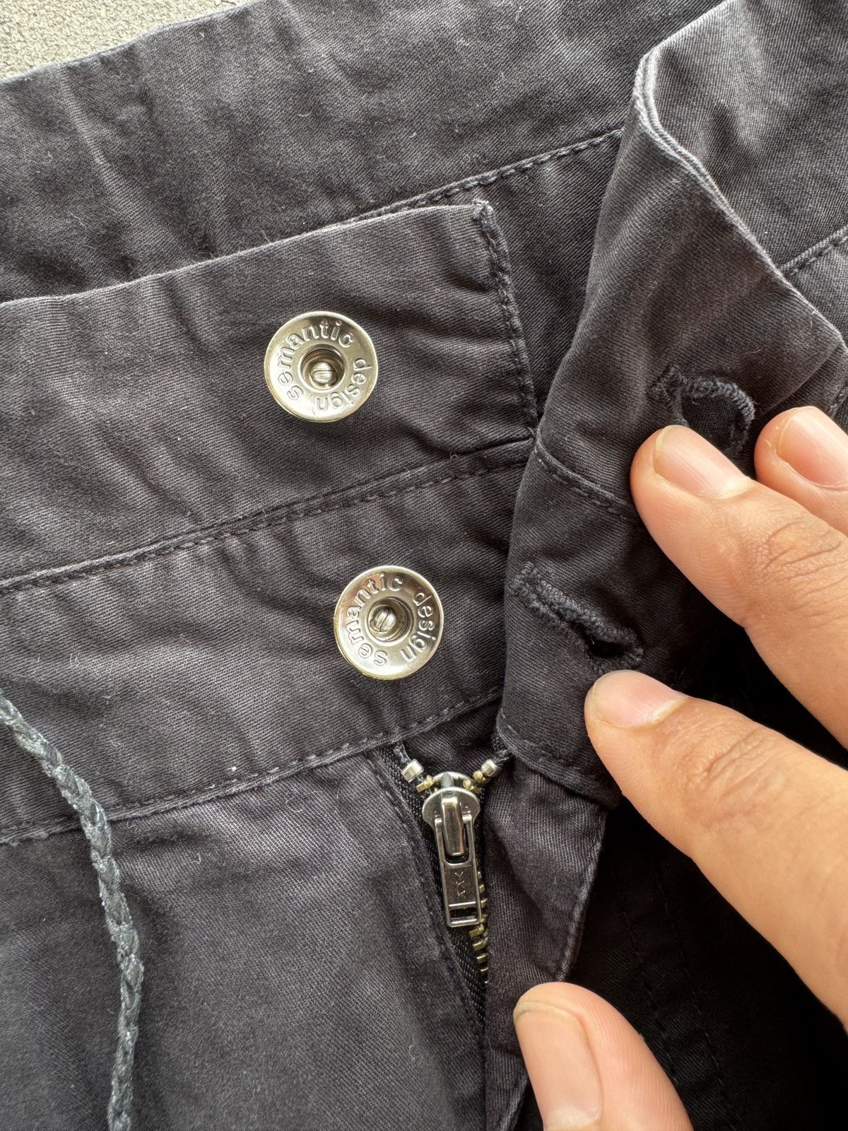 semanticdesign Semantic Design Bondage Flare Cargo Pants Size US 31 - 5 Thumbnail