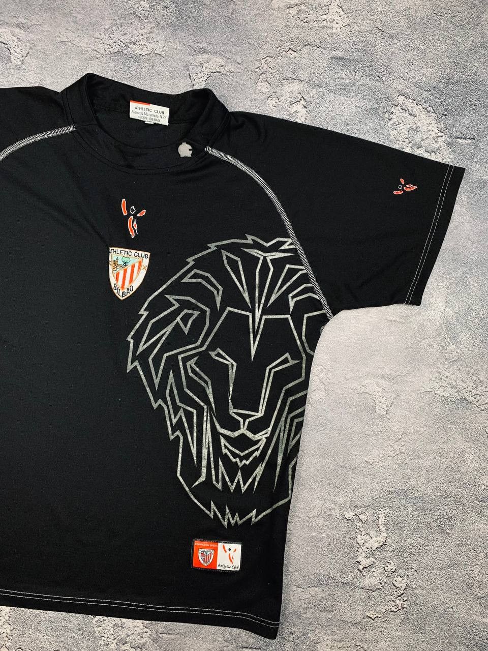 Other Athletic Bilbao 2005-2006 Homenaje Iribar Soccer Jersey Blac Size US S / EU 44-46 / 1 - 3 Thumbnail