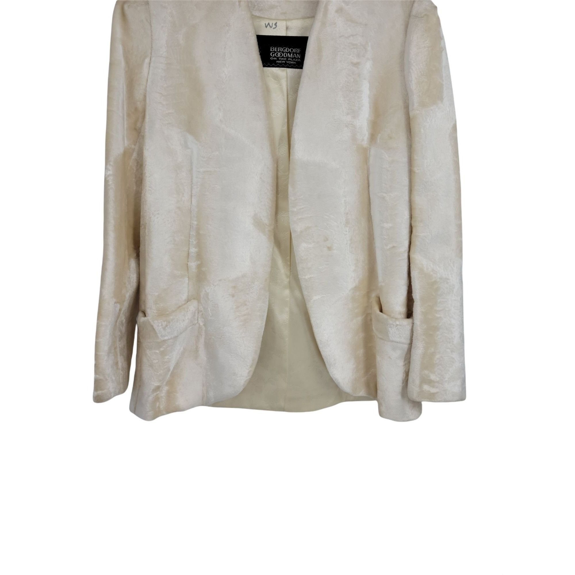 Bergdorf Goodman Vtg 50's Bergdorf Goodman On The Plaza Faux Fur Blazer Sz S Size S / US 4 / IT 40 - 5 Thumbnail