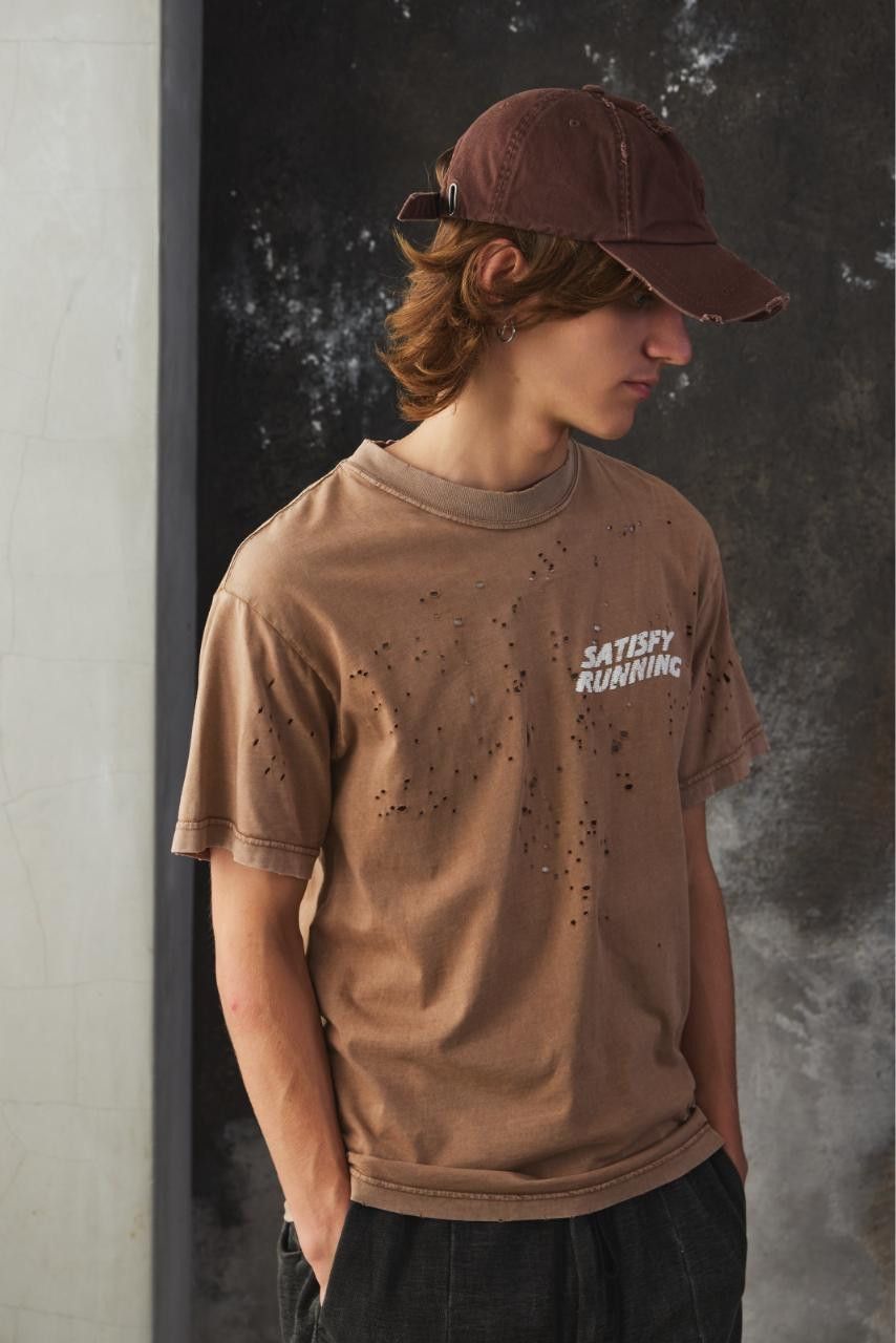 Satisfy Satisfy MothTech™ Distressed Cotton-Jersey T-Shirt Size US S / EU 44-46 / 1 - 2 Thumbnail