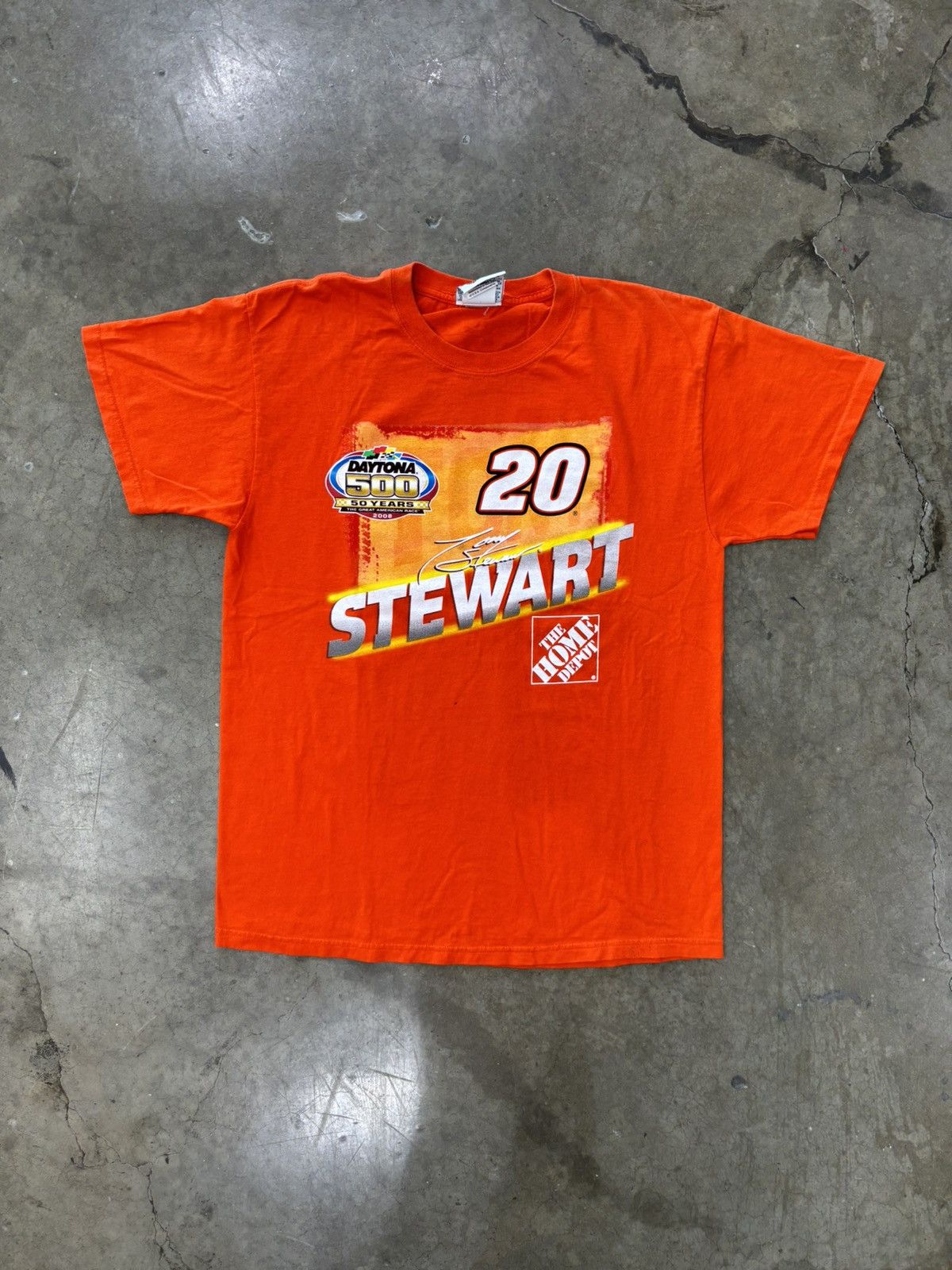 NASCAR × Vintage Vintage 2008 Tony Stewart Home Depot Sponsor Daytona Large Size US L / EU 52-54 / 3 - 2 Thumbnail