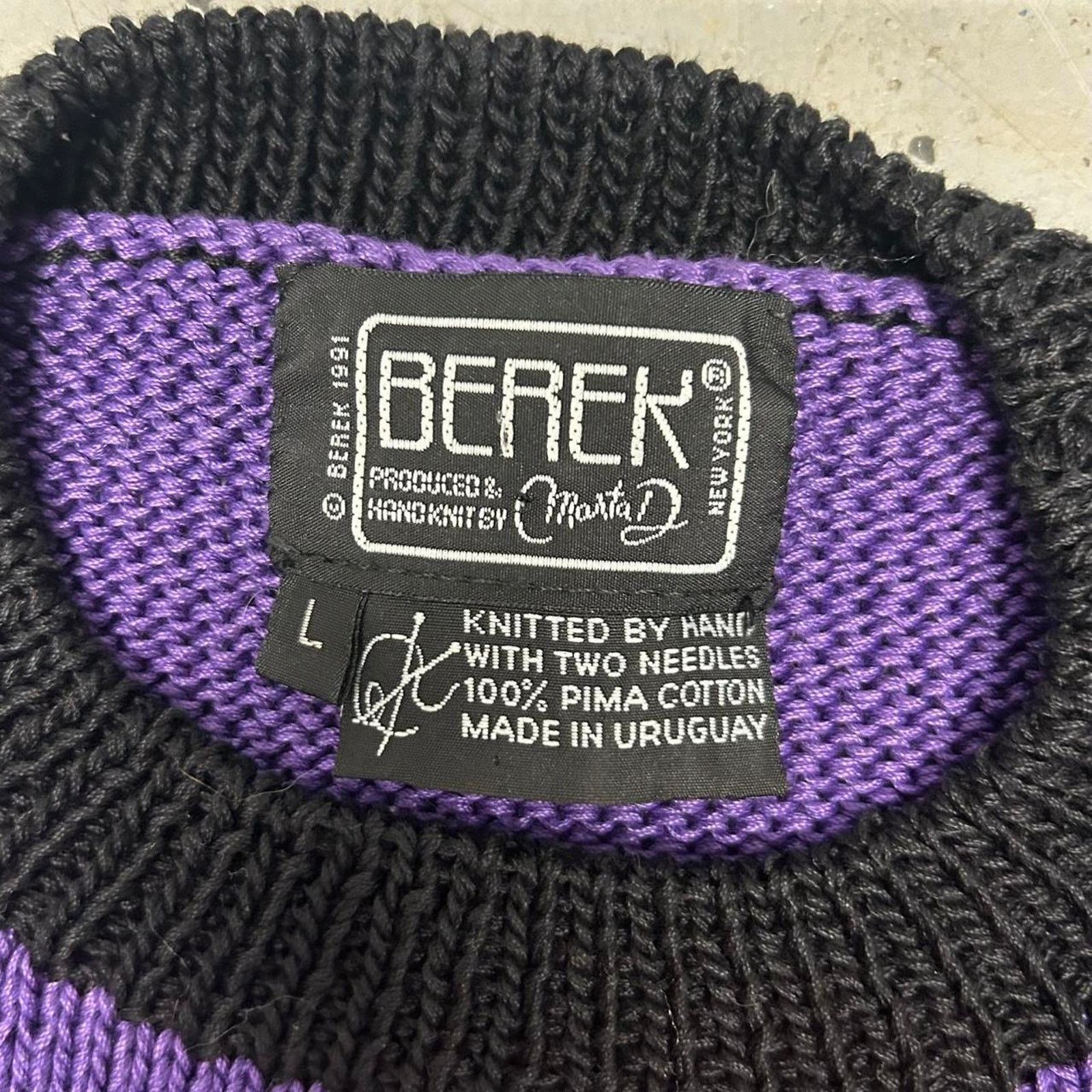 Other VTG 90s Berek hand knitted dog sweater Size L / US 10 / IT 46 - 5 Thumbnail